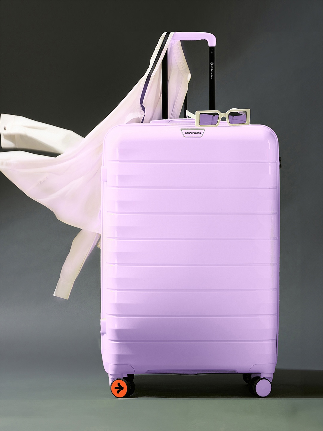 

Nasher Miles Vienna Polypropylene Medium Purple Trolley Bag - 24 Inch (65 cm)