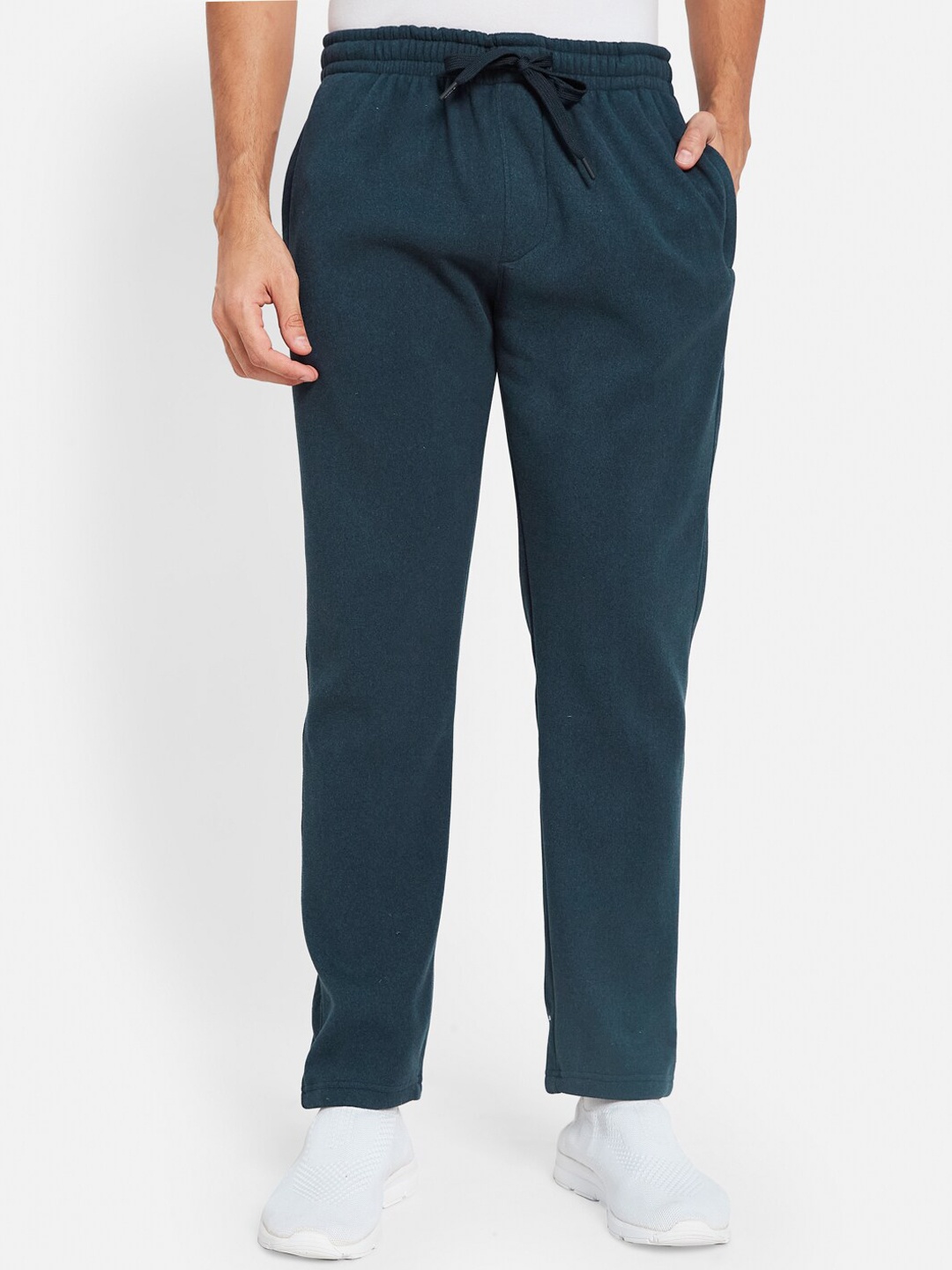 

Octave Men Cotton Fleece Track Pants, Teal
