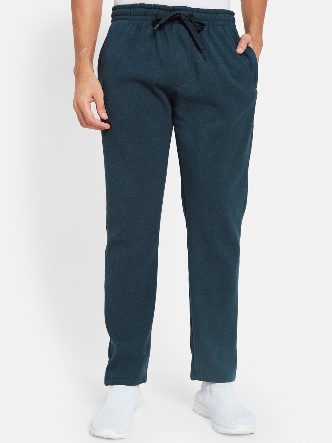

Octave Men Regular Fit Fleece Track Pants, Teal