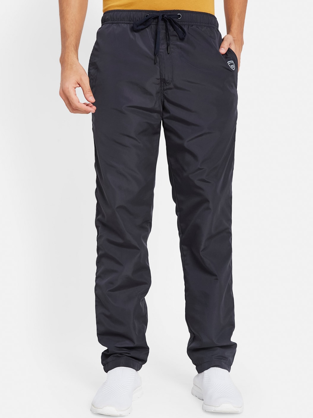 

Octave Men Mid-Rise Track Pants, Navy blue