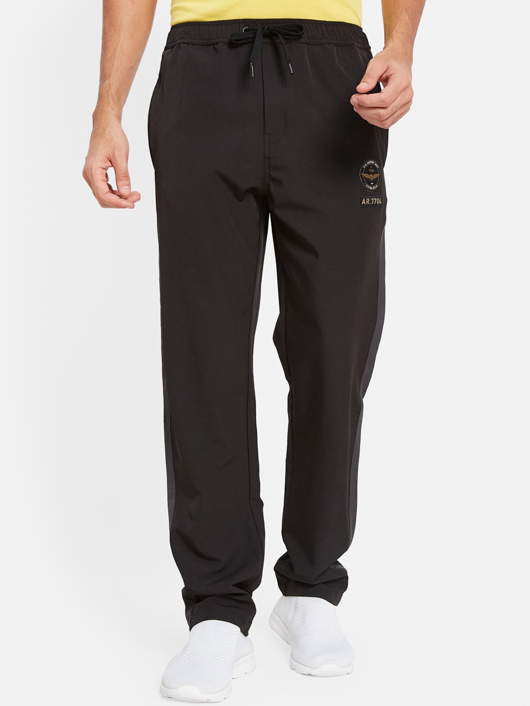 

Octave Men Regular Fit Cotton Track Pants, Black