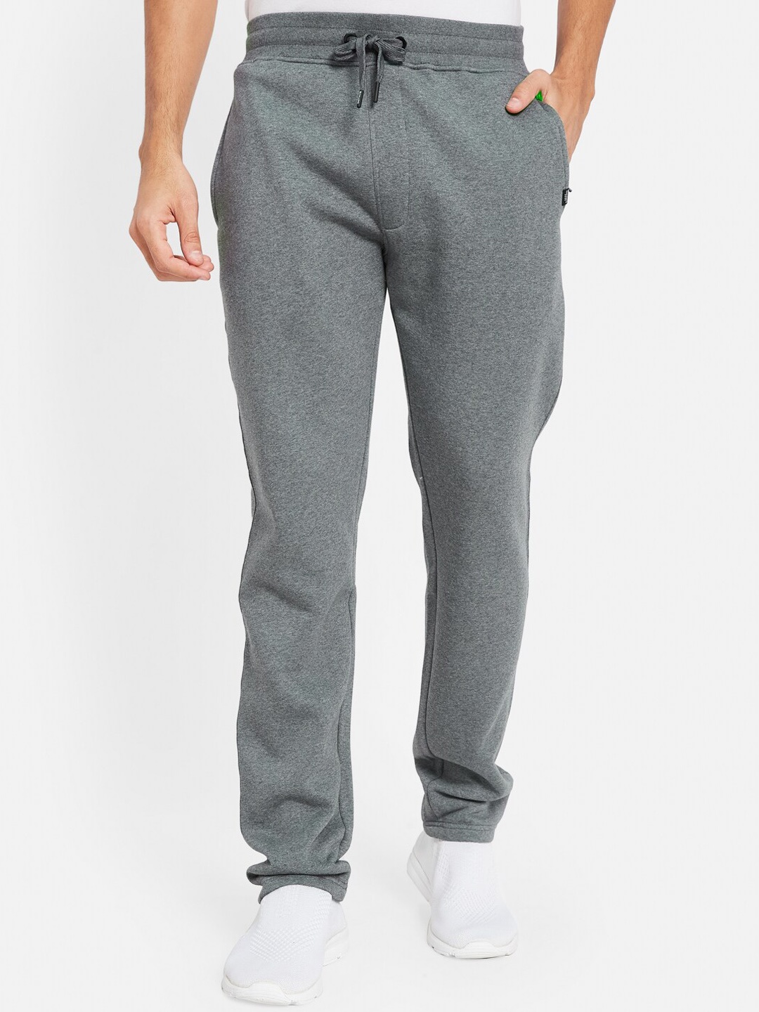 

Octave Men Regular Fit Fleece Track Pants, Grey