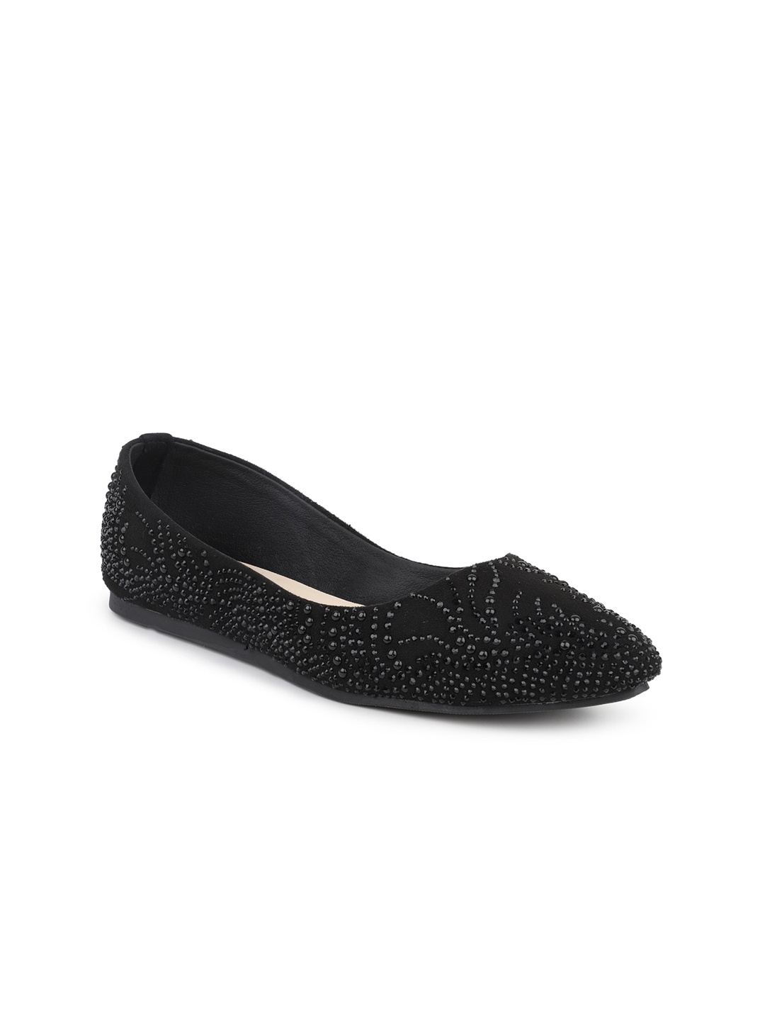 

Inc 5 Embellished Slip-On Ballerinas, Black