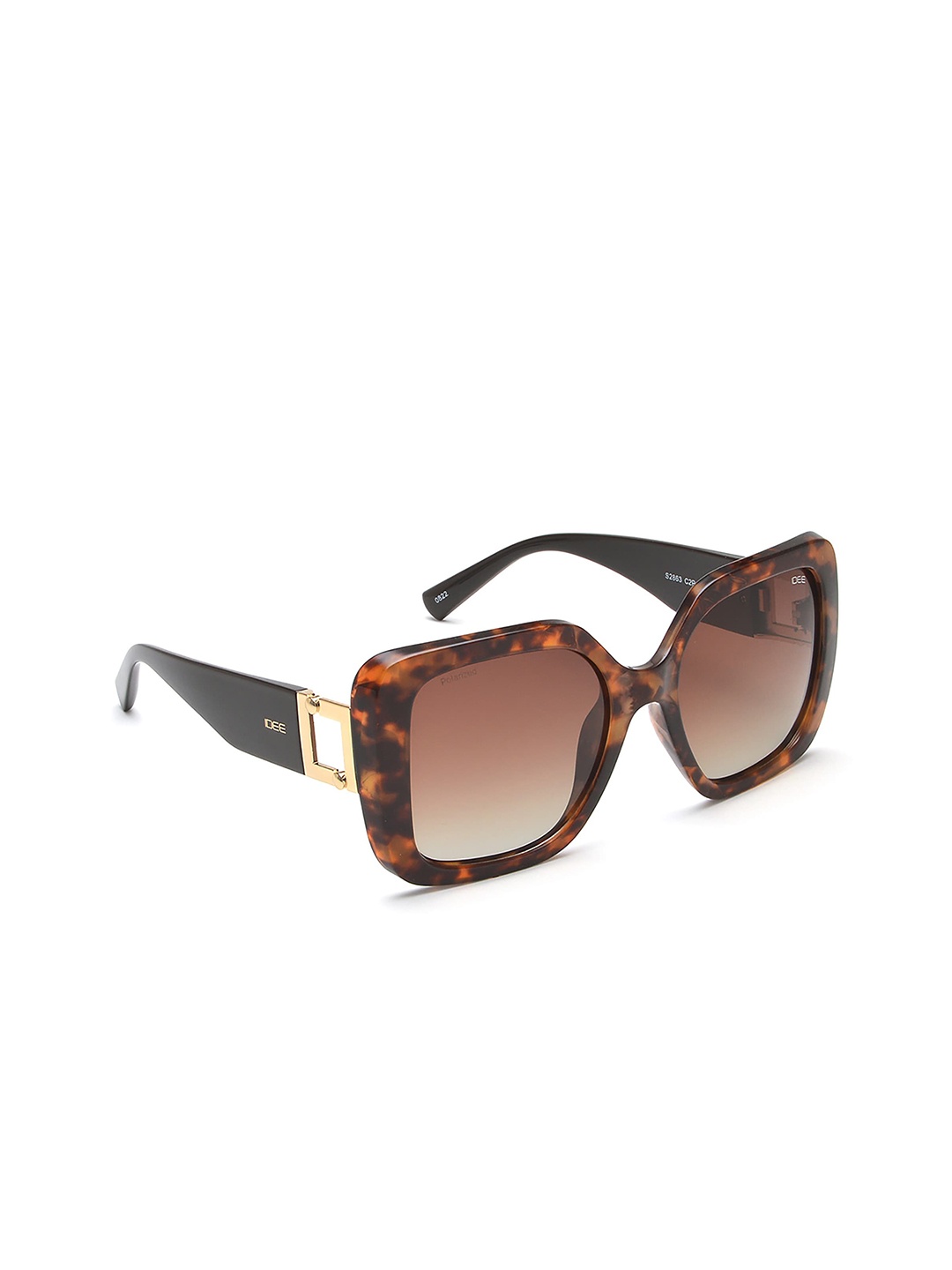 

IDEE Women Butterfly Sunglasses With UV Protected Lens, Brown