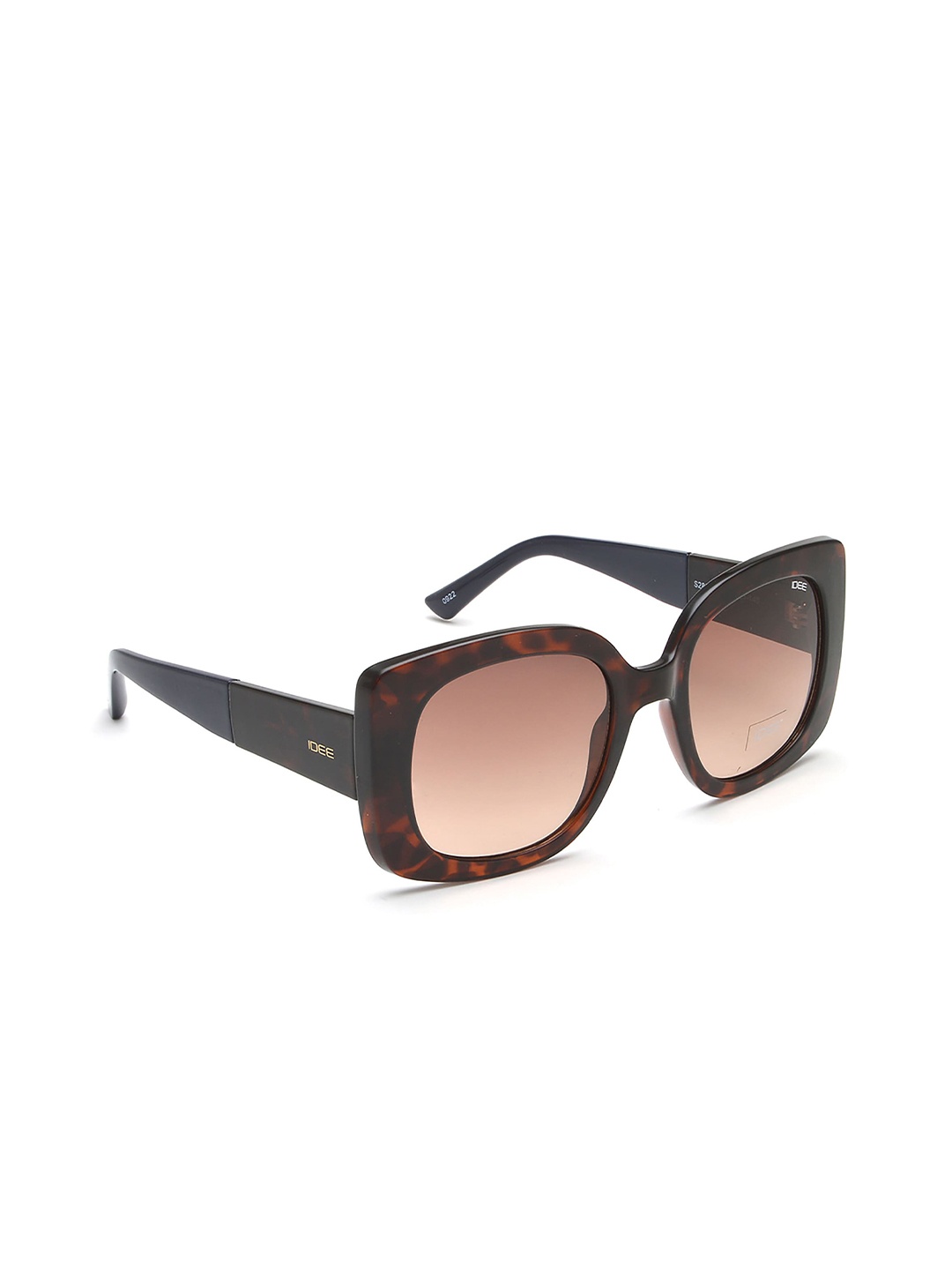 

IDEE Women Butterfly Sunglasses with UV Protected Lens IDS2884C2SG, Brown