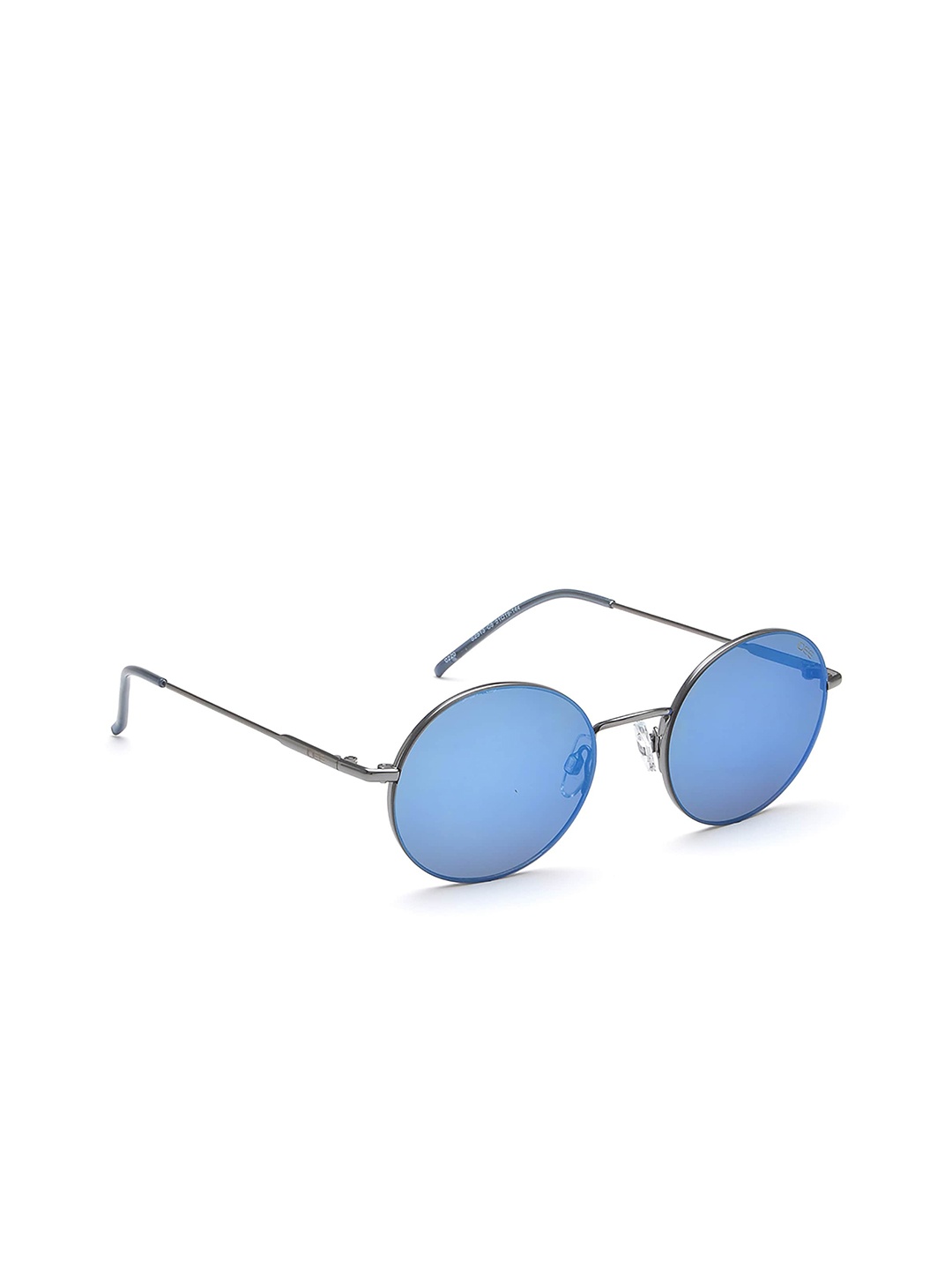 

IDEE Unisex Round Sunglasses with UV Protected Lens IDS2513C5SG, Blue