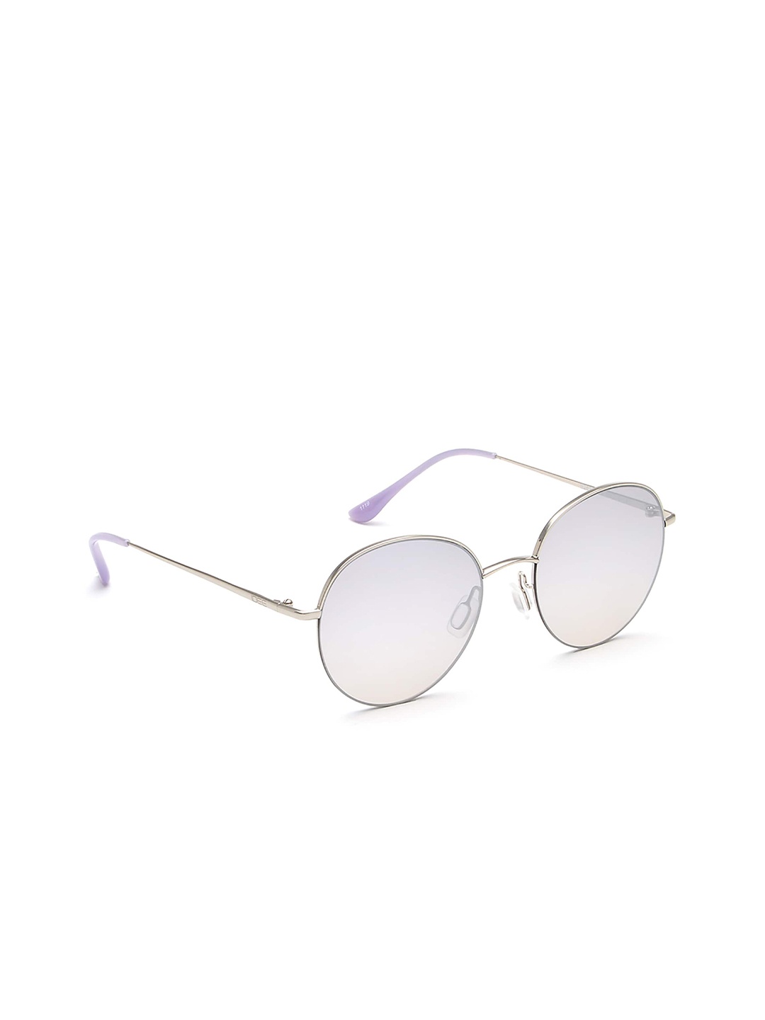 

IDEE Women Round Sunglasses With UV Protected Lens IDS2626C3SG, Silver