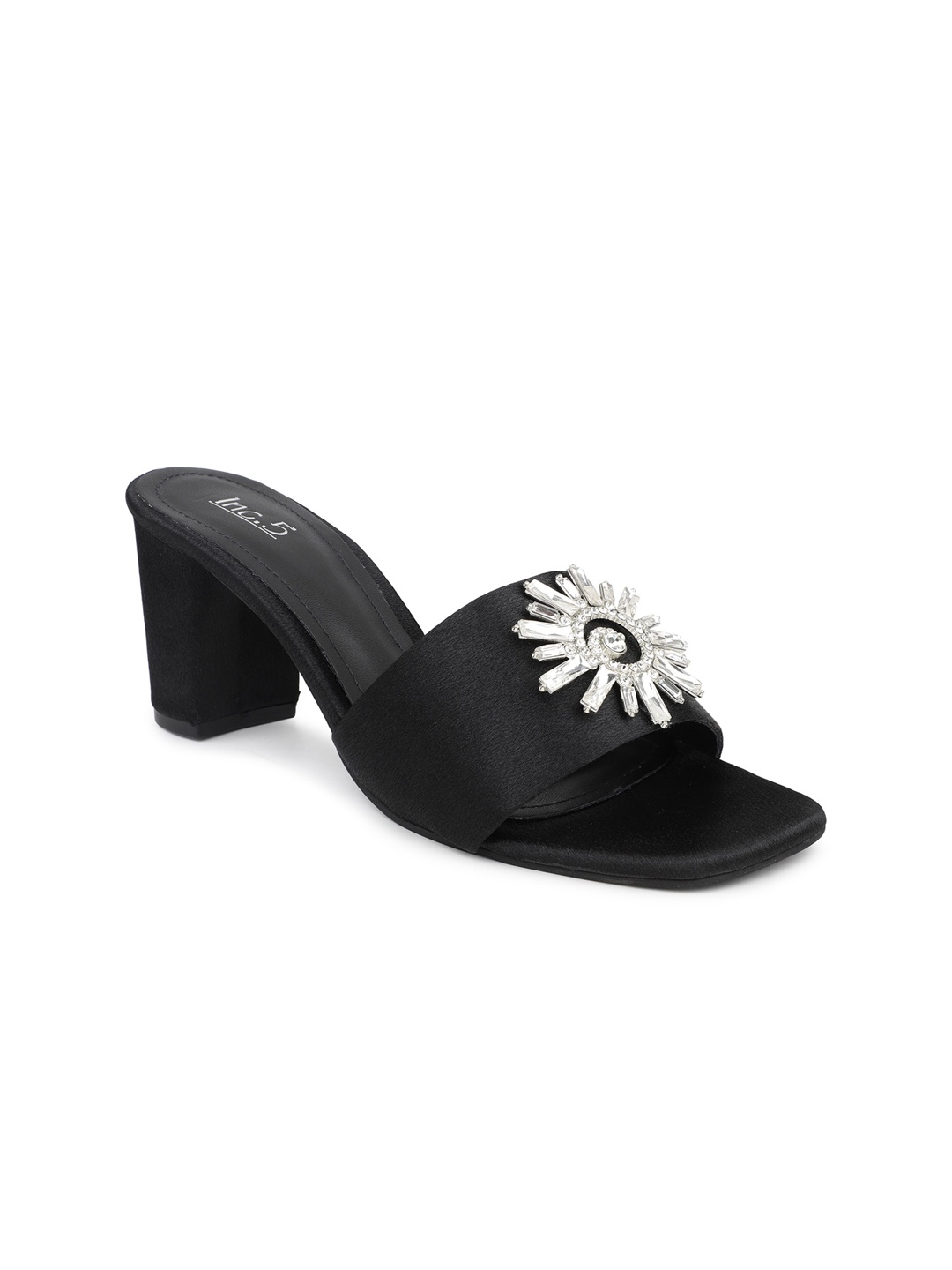 

Inc 5 Embellished Party Block Heels, Black