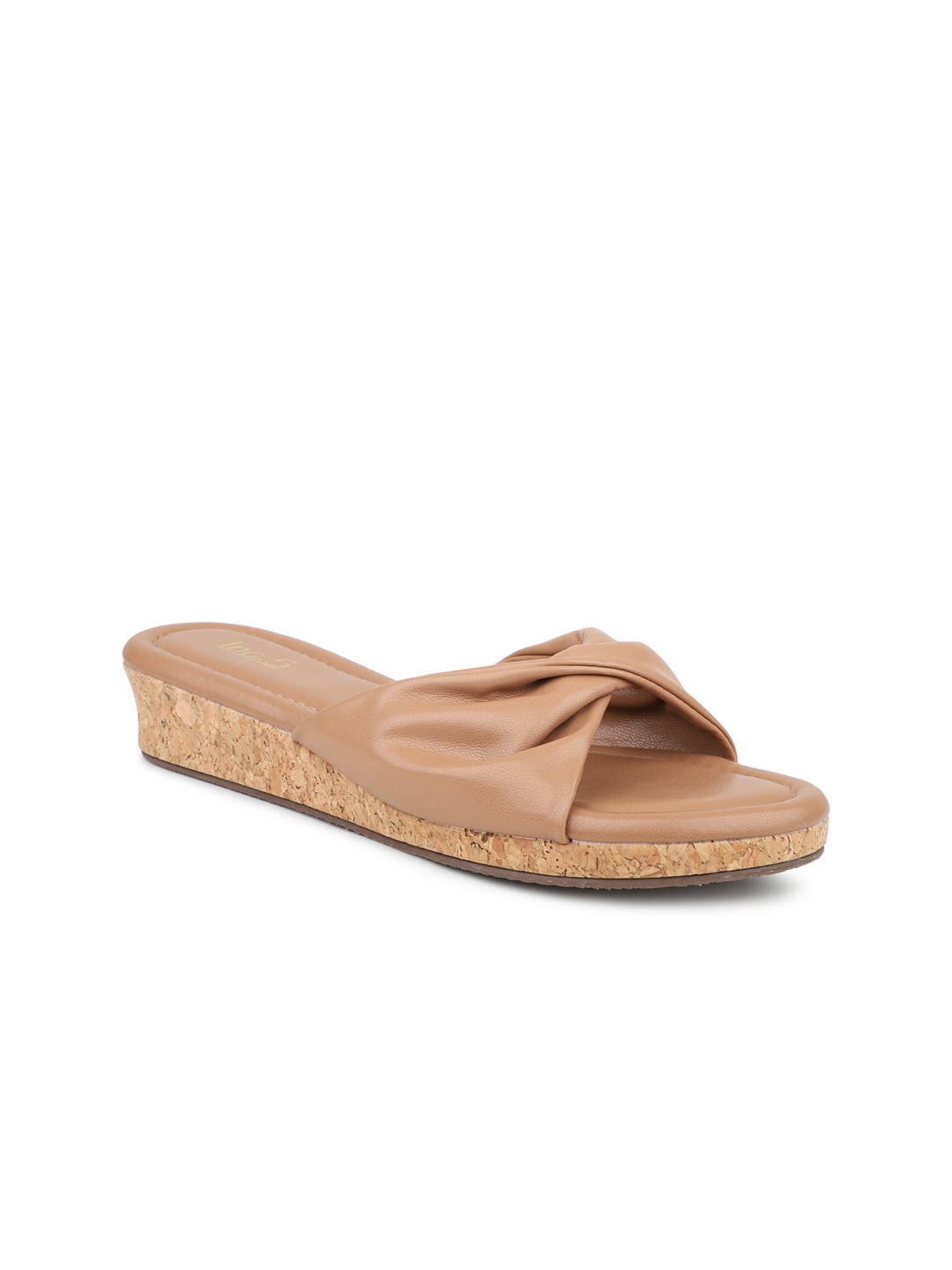 

Inc 5 Open Toe Wedge Heels, Beige