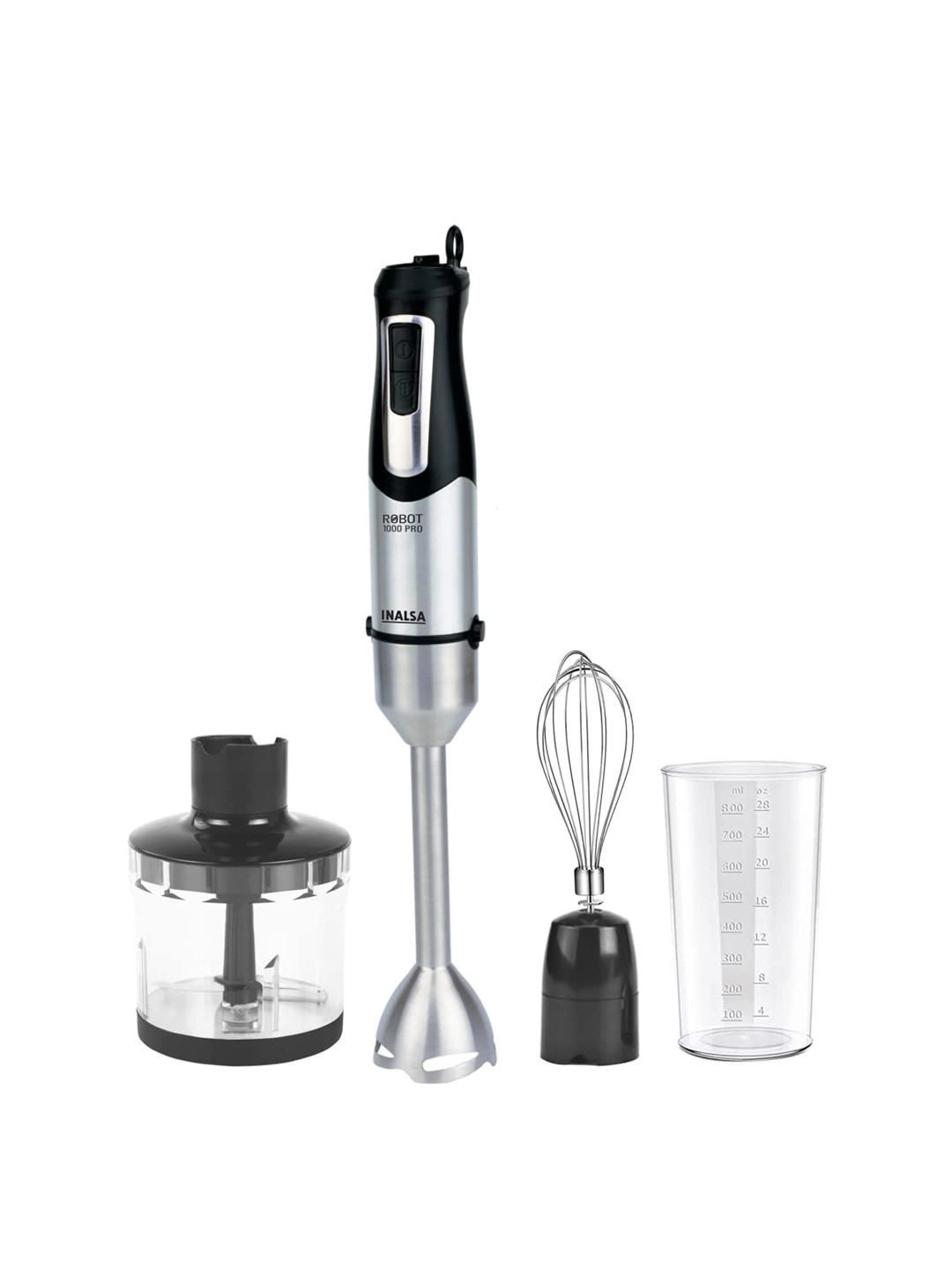 

Inalsa Black Hand Blender Robot 1000 Pro