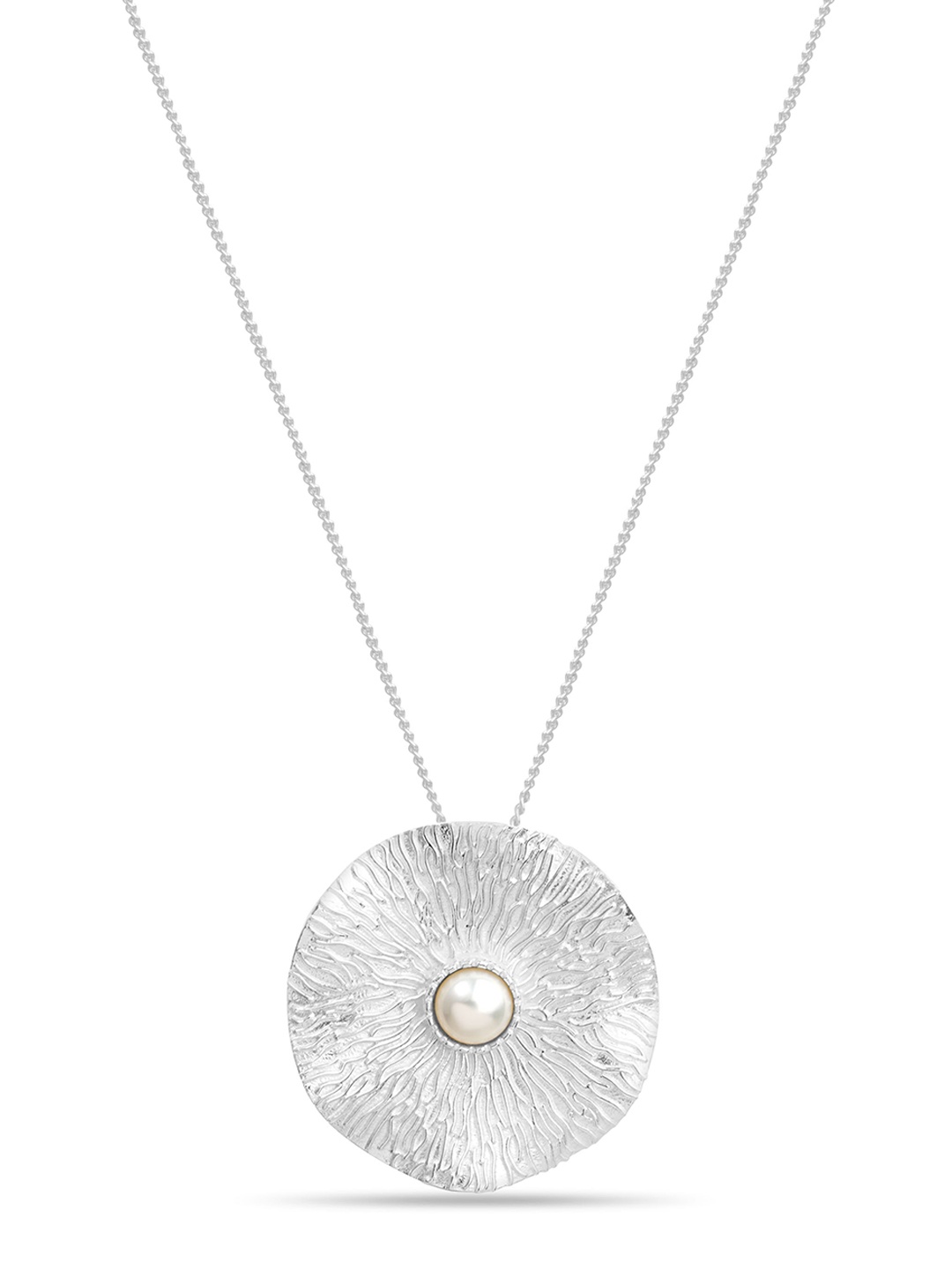 

Kicky And Perky 925 Sterling Silver Pearl Studded Pendant