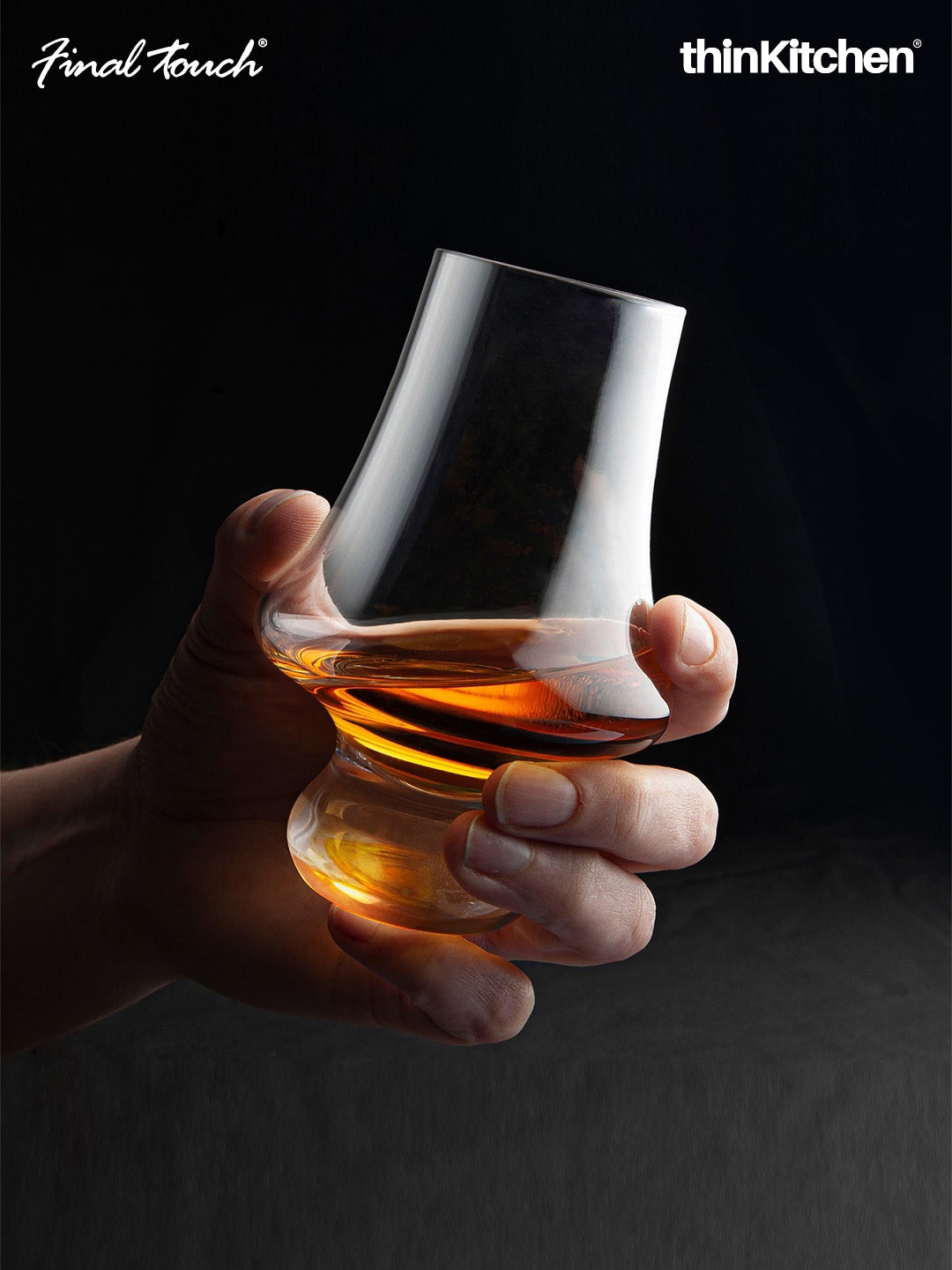

Final Touch Transparent 2-Pieces Whiskey Glass 60 ml