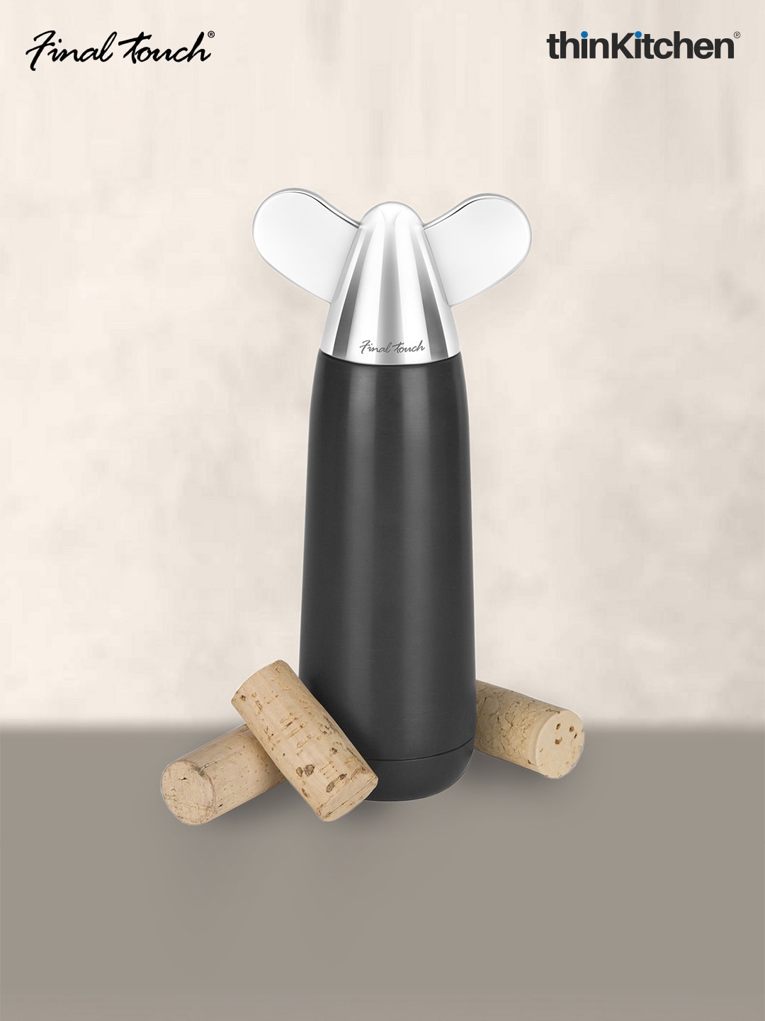 

Final Touch Black Smooth Move Corkscrew
