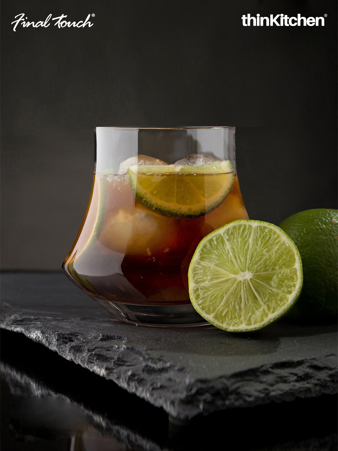 

Final Touch Revolve Transparent 2-Pieces Glass DOF Wine Glass