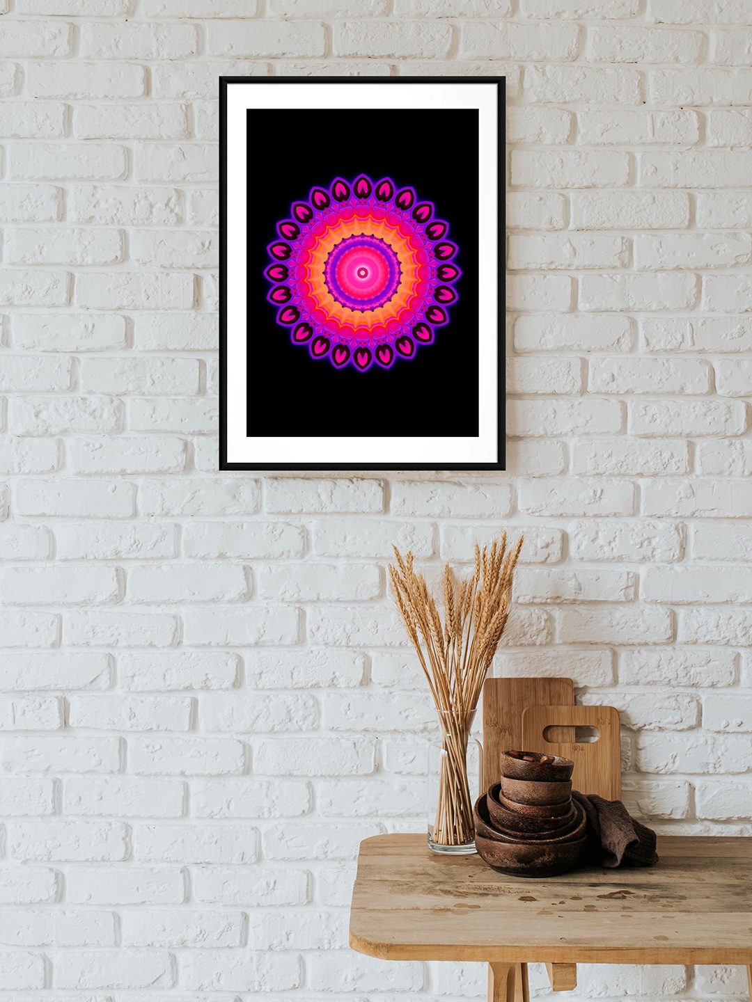 

Sasimo Pink & Black Justice Printed Framed Wall Art