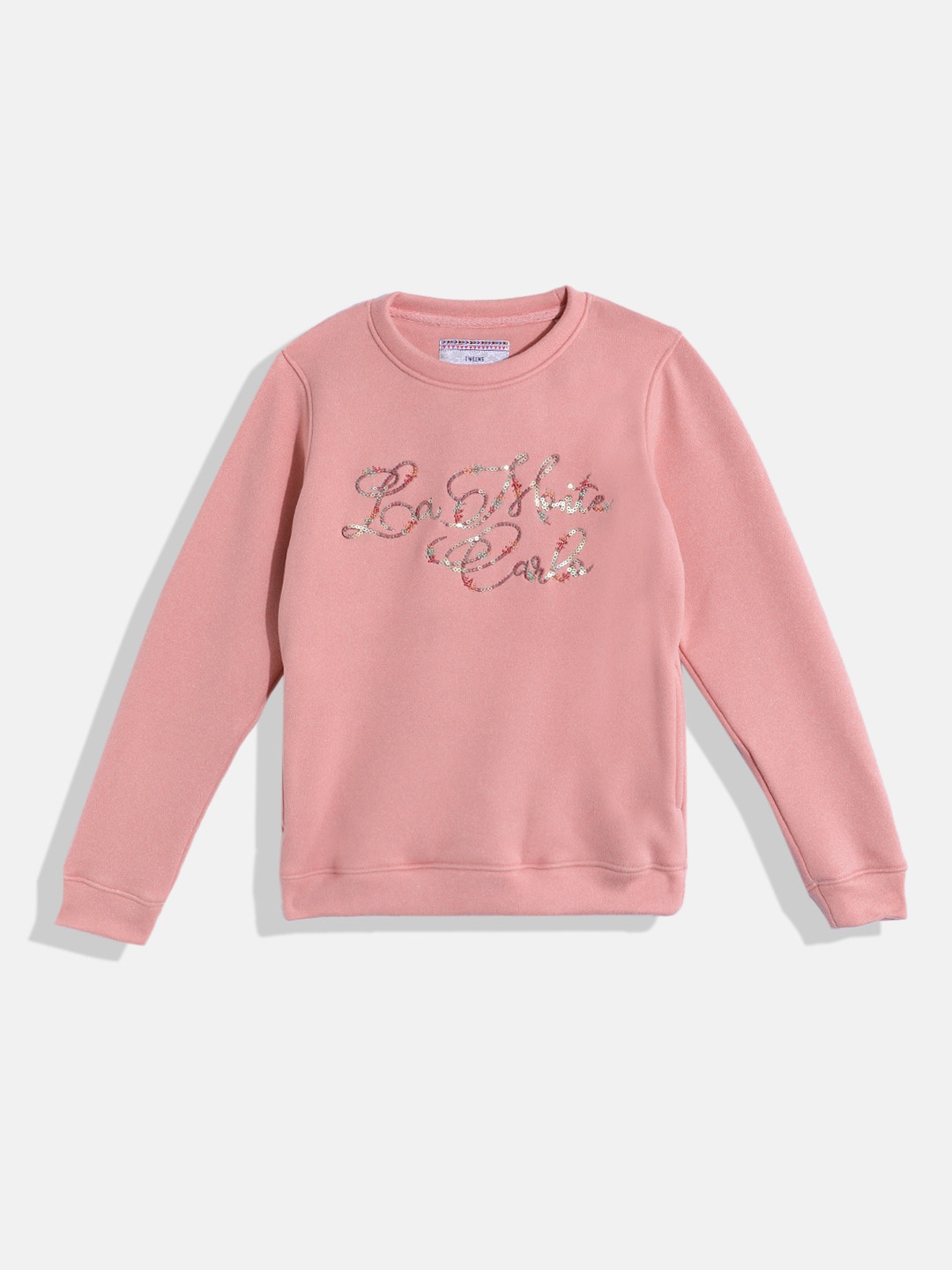 

Monte Carlo Girls Embroidered Sweatshirt, Pink