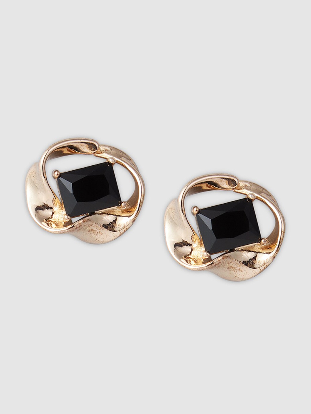 

Globus Gold-Plated Contemporary Stud Earrings