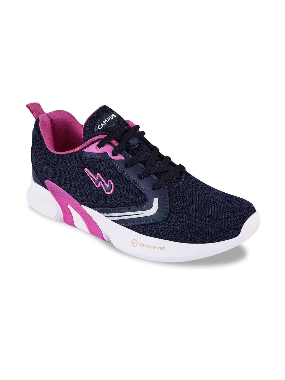 

Campus Women DRIFT Mesh Lightweight Memory Tech Lite Insole Running Shoes, Navy blue