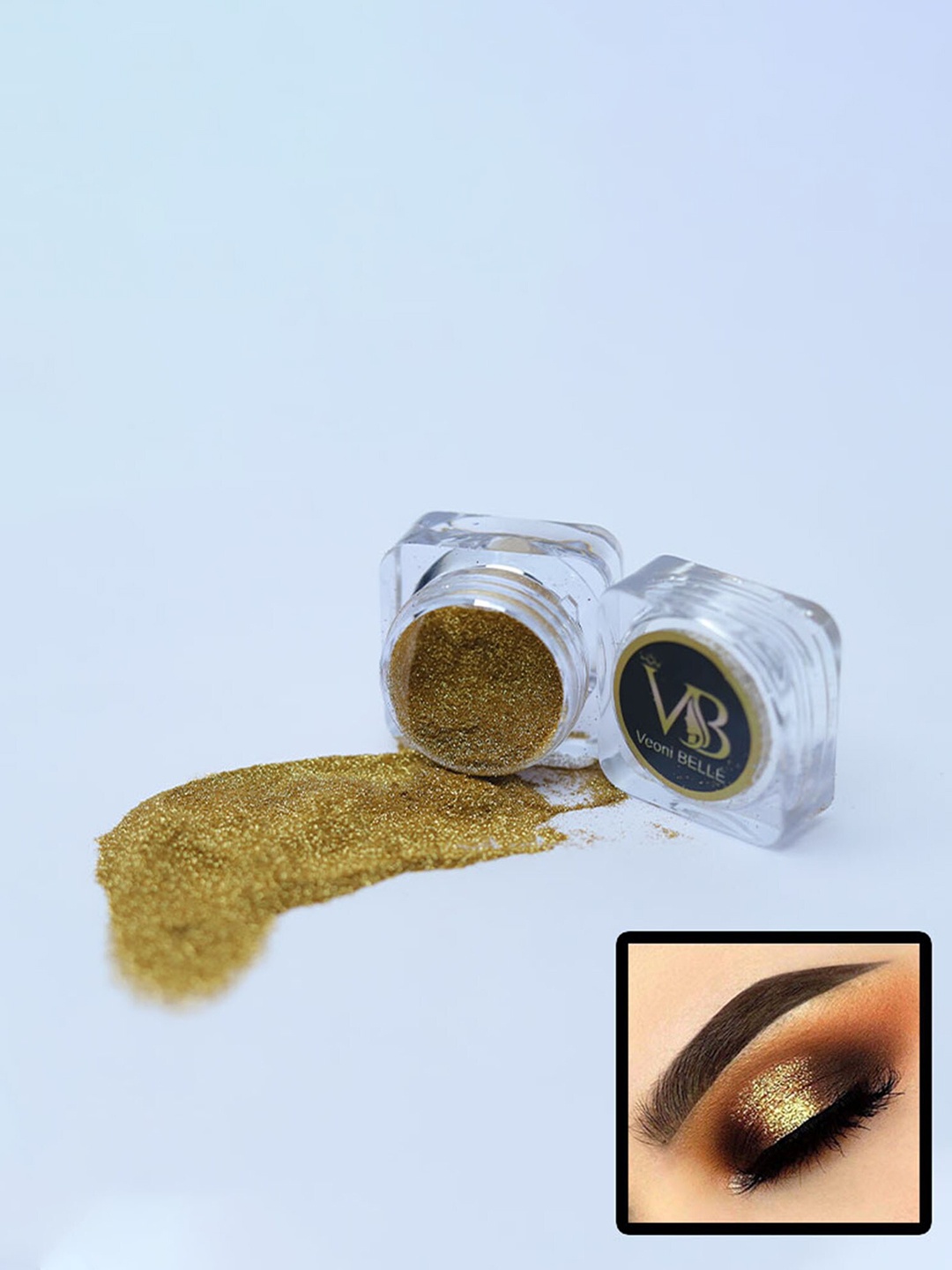 

Veoni BELLE Professional Cosmetics Pigment Loose Powder Eyeshadow Pure Gold-5g