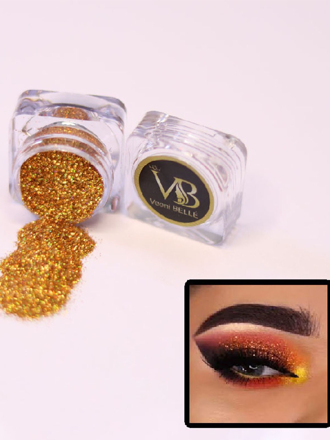 

Veoni BELLE Professional Cosmetics Pigment Loose Powder Eyeshadow, Orange