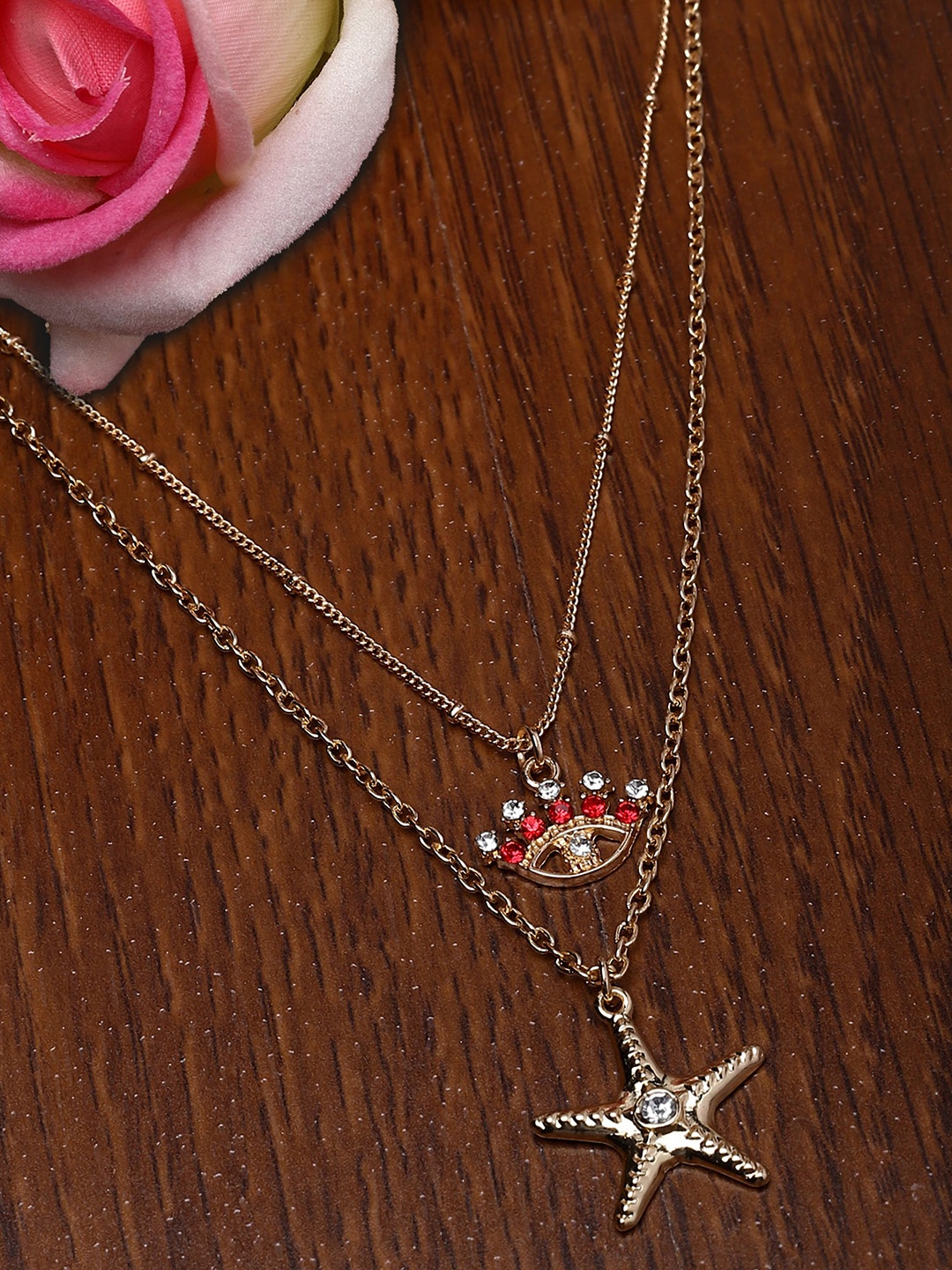 

KARATCART Gold-Plated Layered Chain