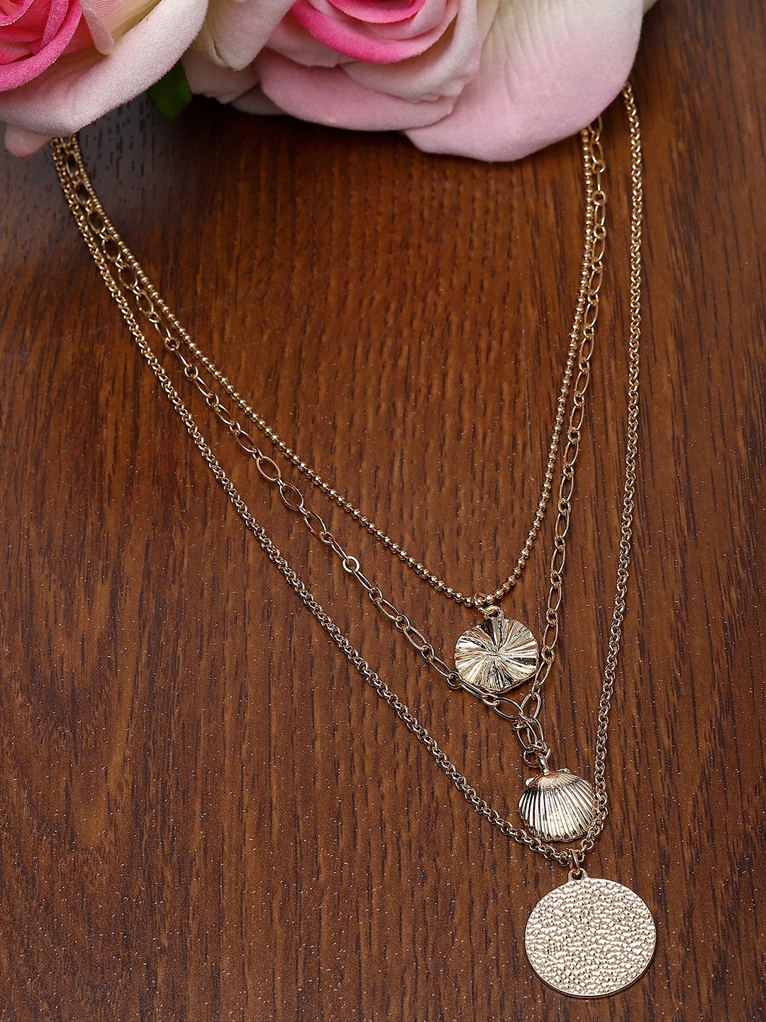 

KARATCART Gold-Plated Layered Chain