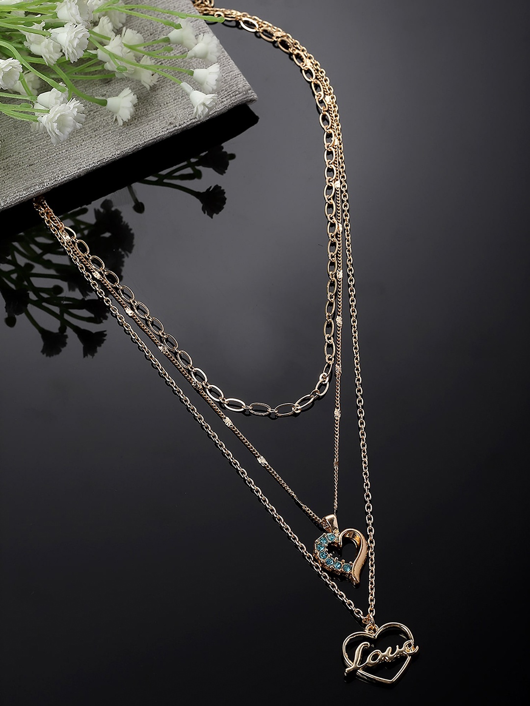 

KARATCART Gold-Plated Layered Chain