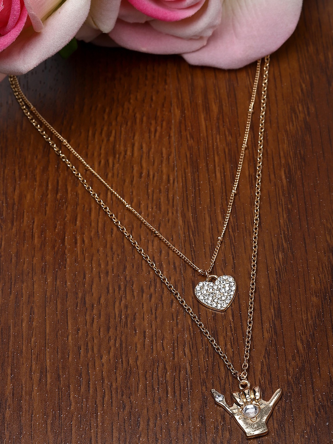 

KARATCART Gold-Plated Layered Chain