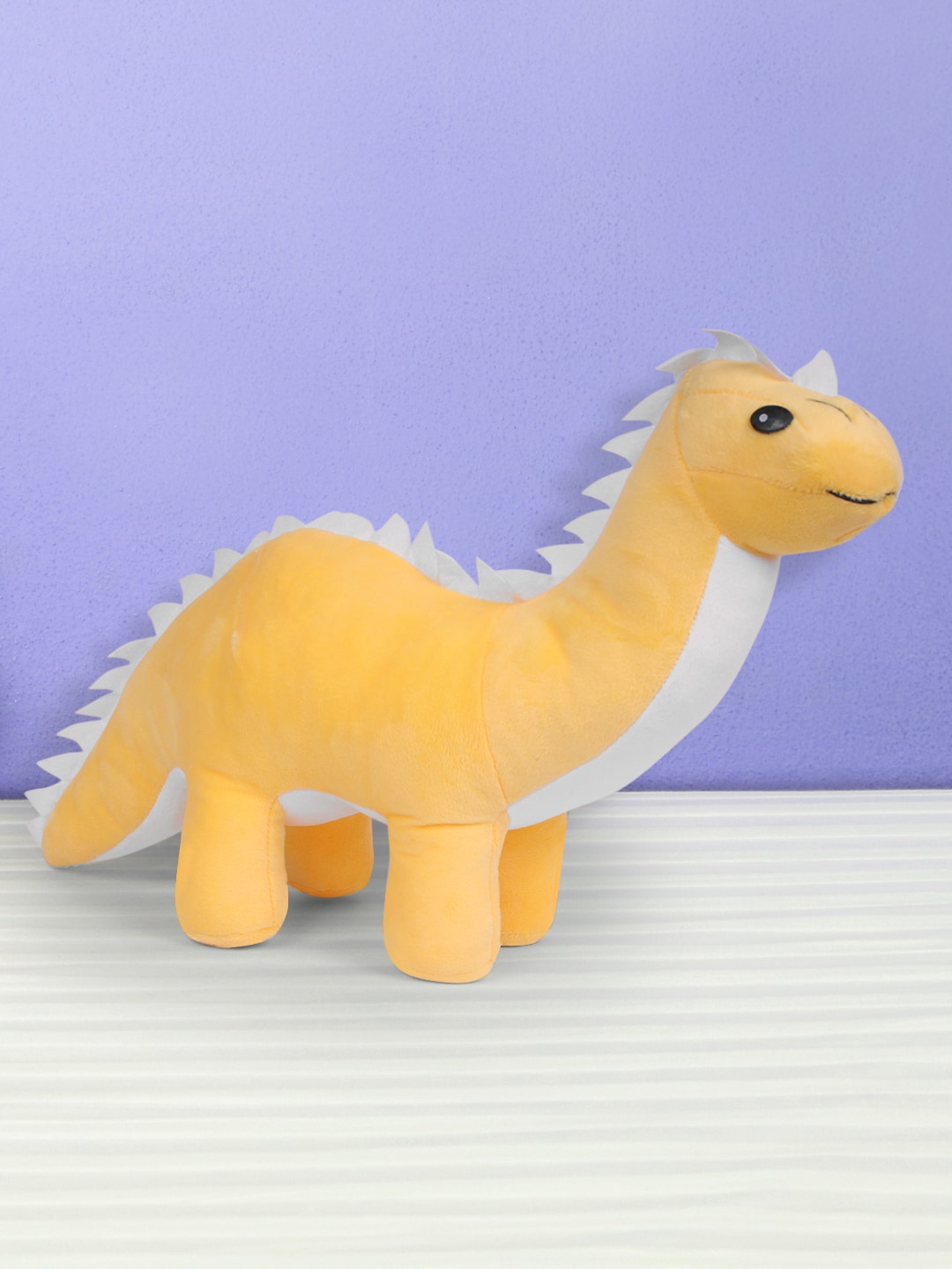 DukieKooky Kids Dinosaur Plush Soft Toy, Yellow