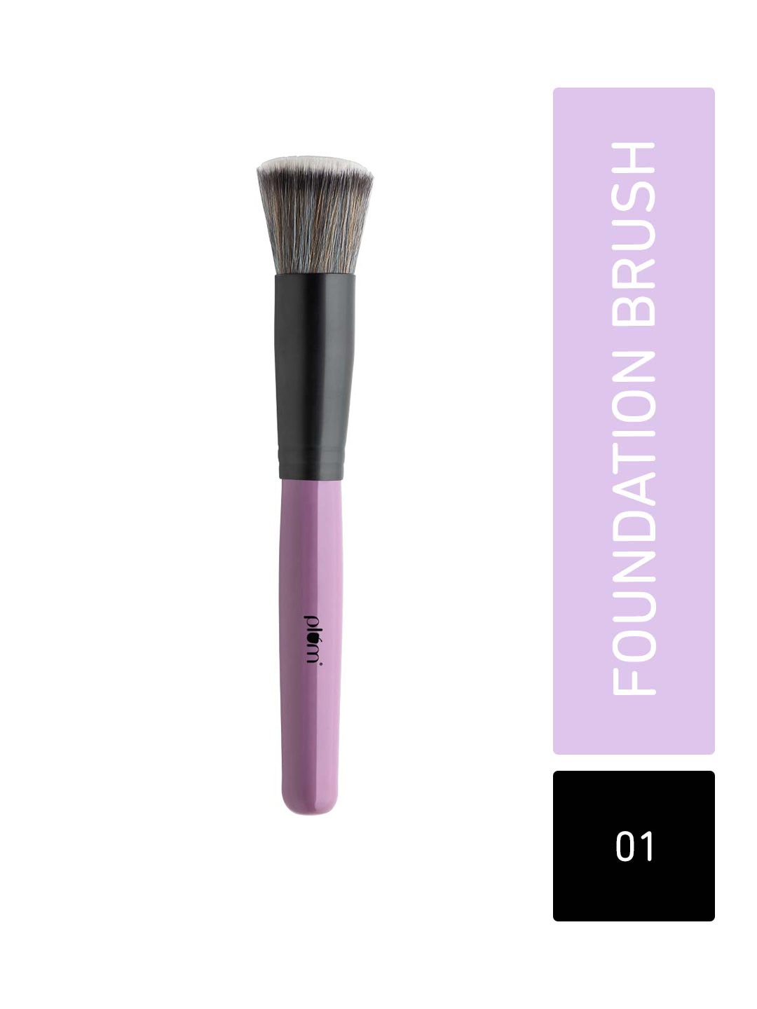 

Plum Soft Blend Ultra Soft Bristles Foundation Brush, Na