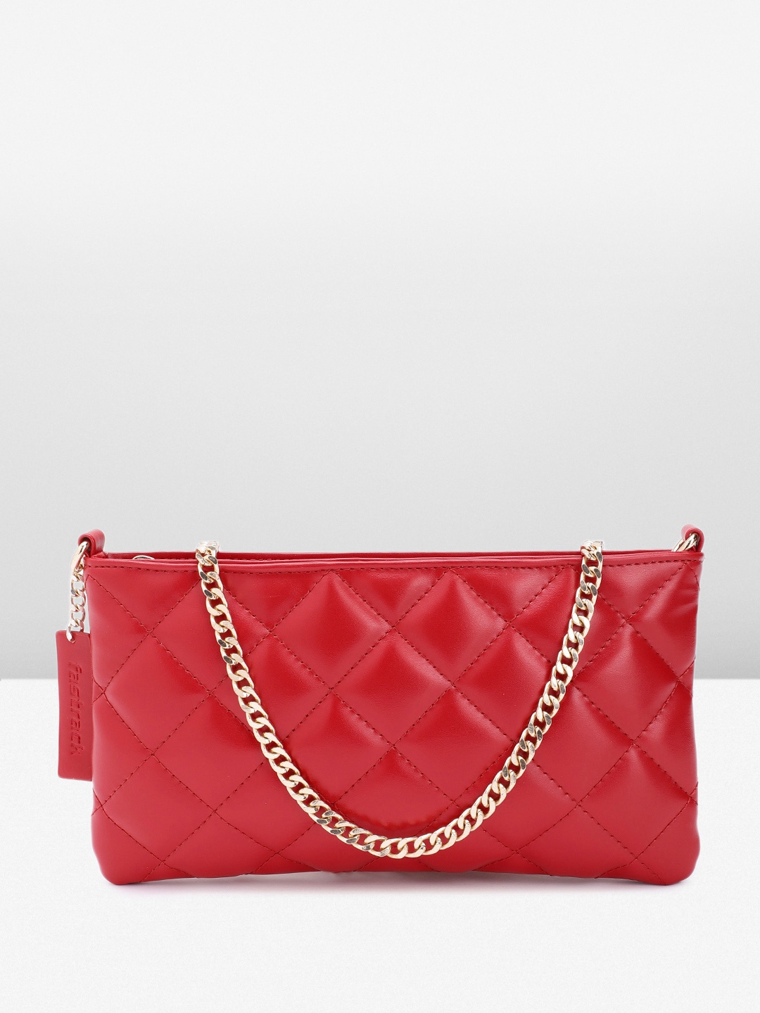 

Fastrack Textured Quilted Purse Clutch, Red