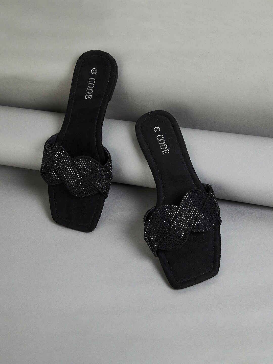 

CODE by Lifestyle Women Embellished Flats, Black