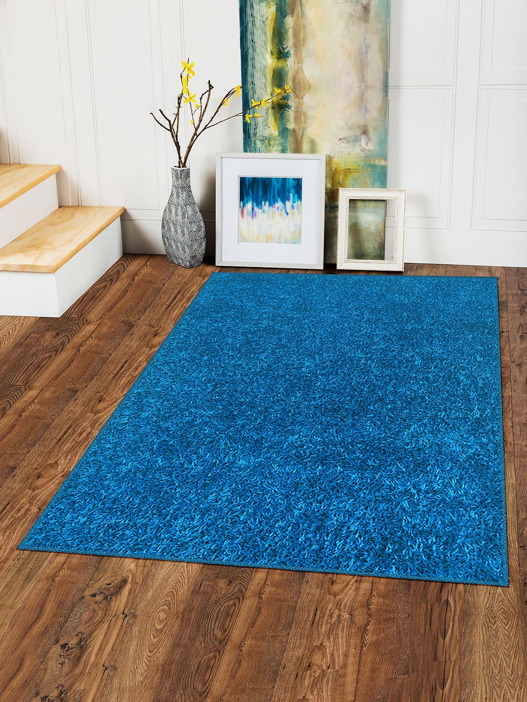

Story@home Blue Solid Carpet