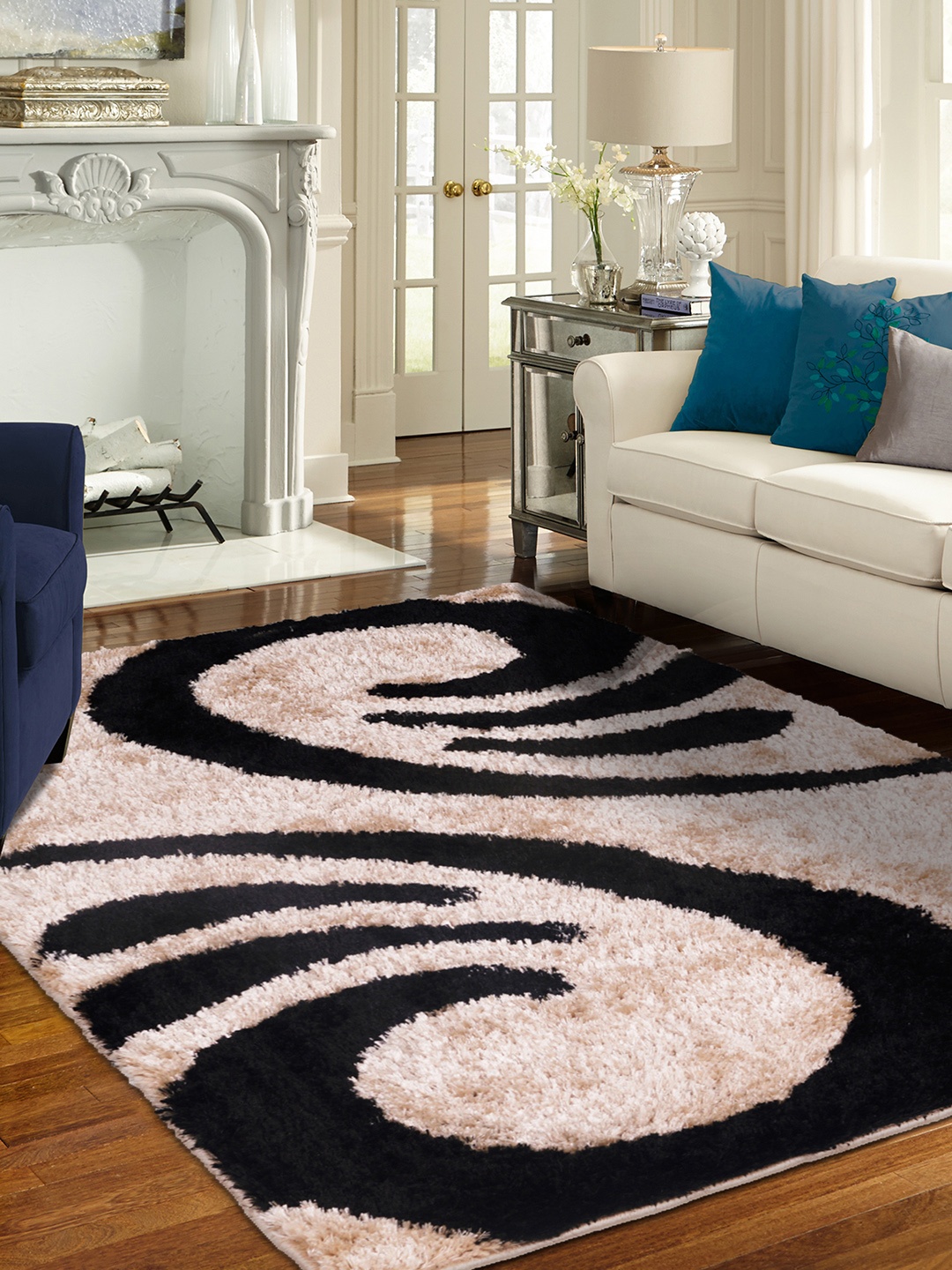

Story@home Black & Beige Carpet