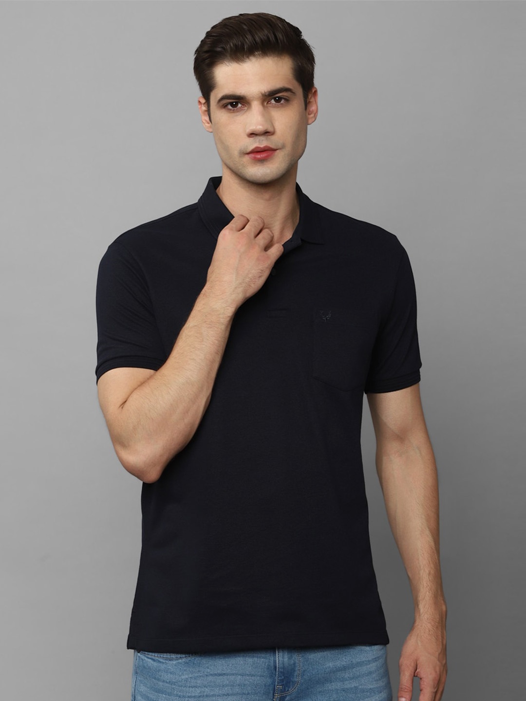

Allen Solly Polo Collar Cotton Pure Cotton T-shirt, Black