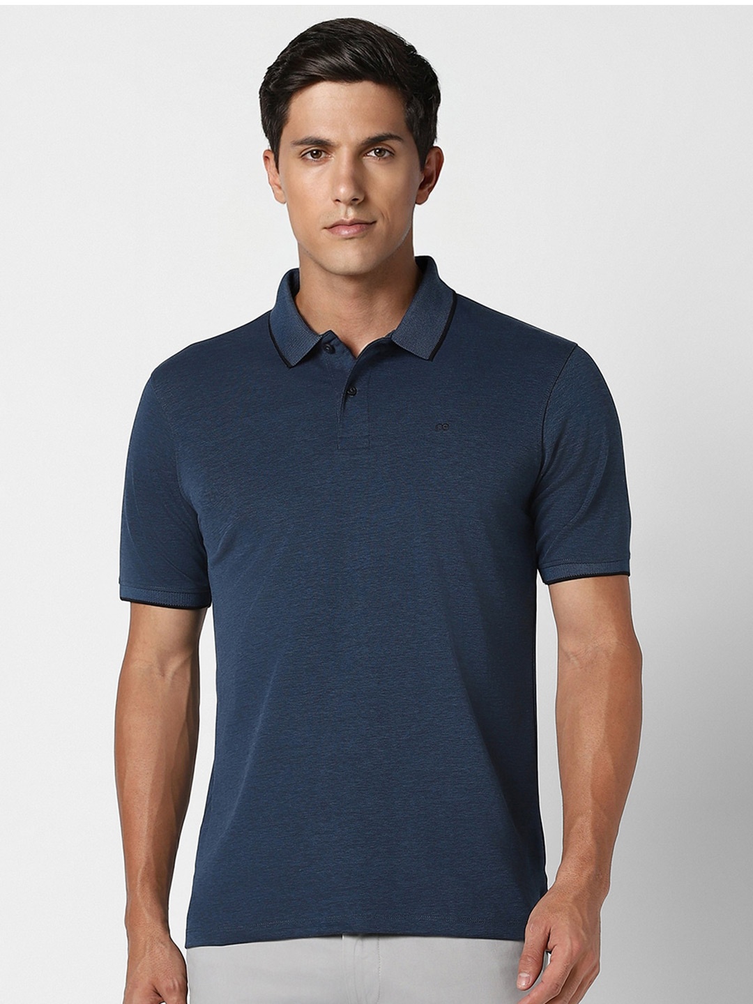 

Peter England Polo Collar Casual T-shirt, Navy blue