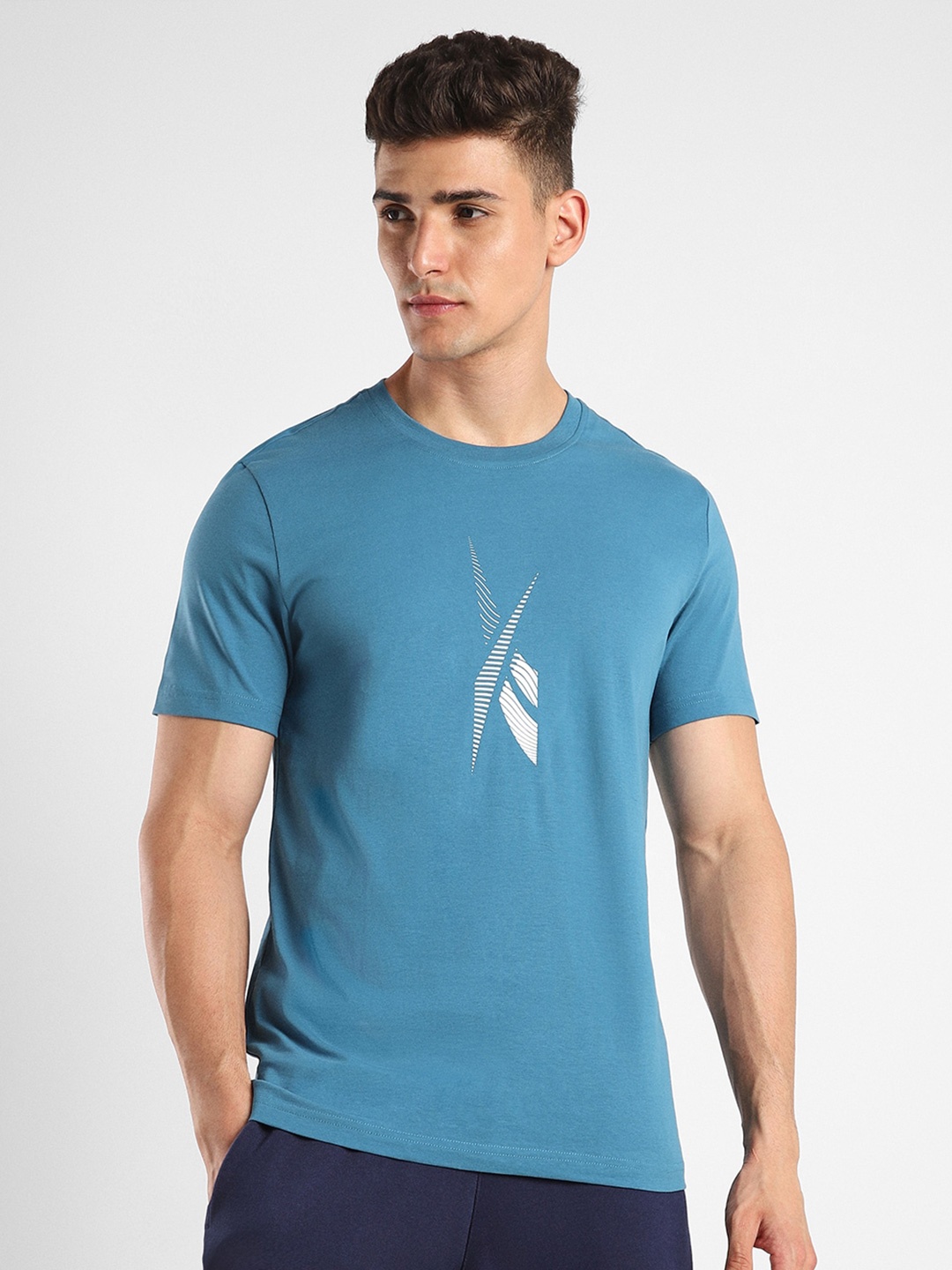 

Reebok Pure Cotton Performance Graphic Tshirt, Blue