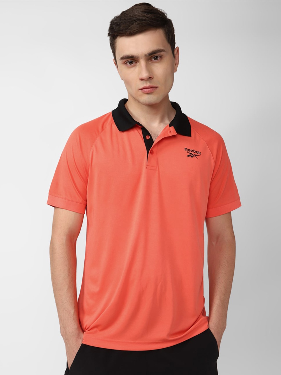 

Reebok Slim-Fit Reebok Rag Polo Tshirts, Orange