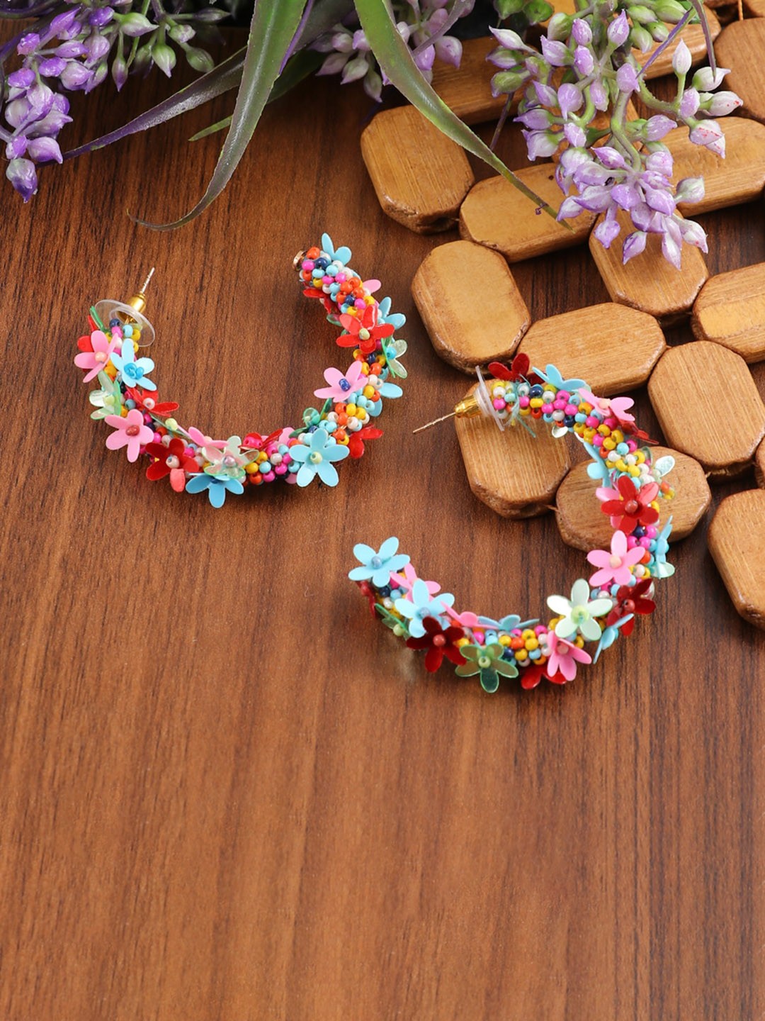 

UNIVERSITY TRENDZ Classic Drop Earrings, Multi