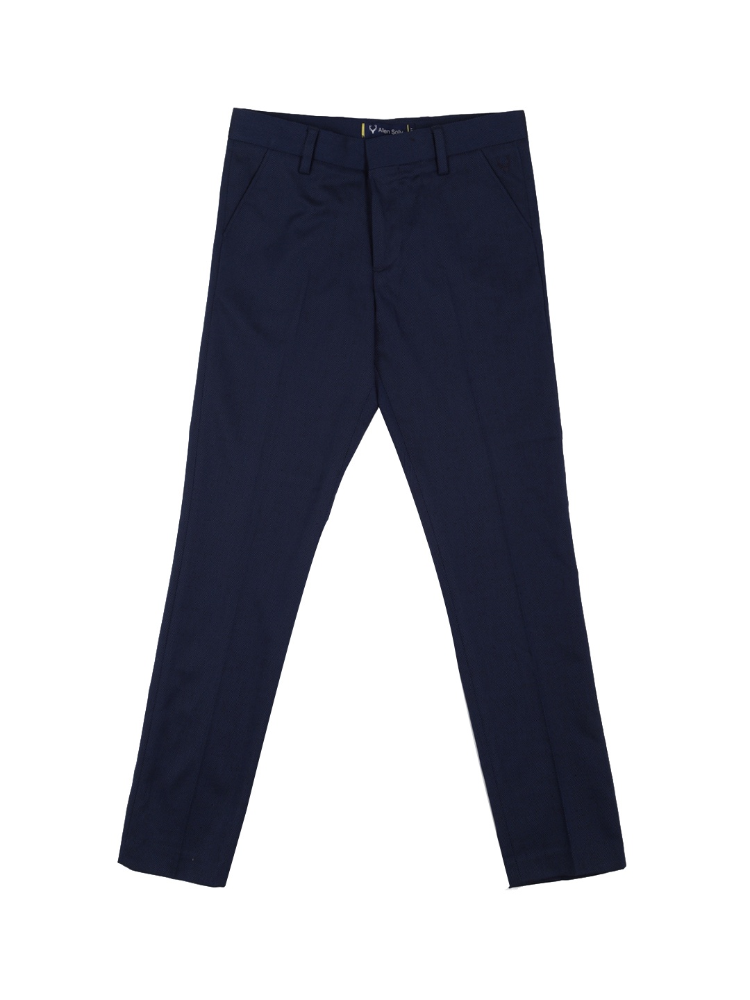 

Allen Solly Junior Boys Navy Blue Slim Fit Cotton Chinos Trousers
