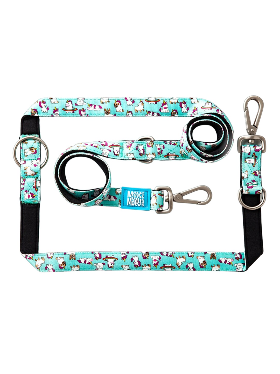 

Max & Molly Self Design Dog Training Leash, Blue