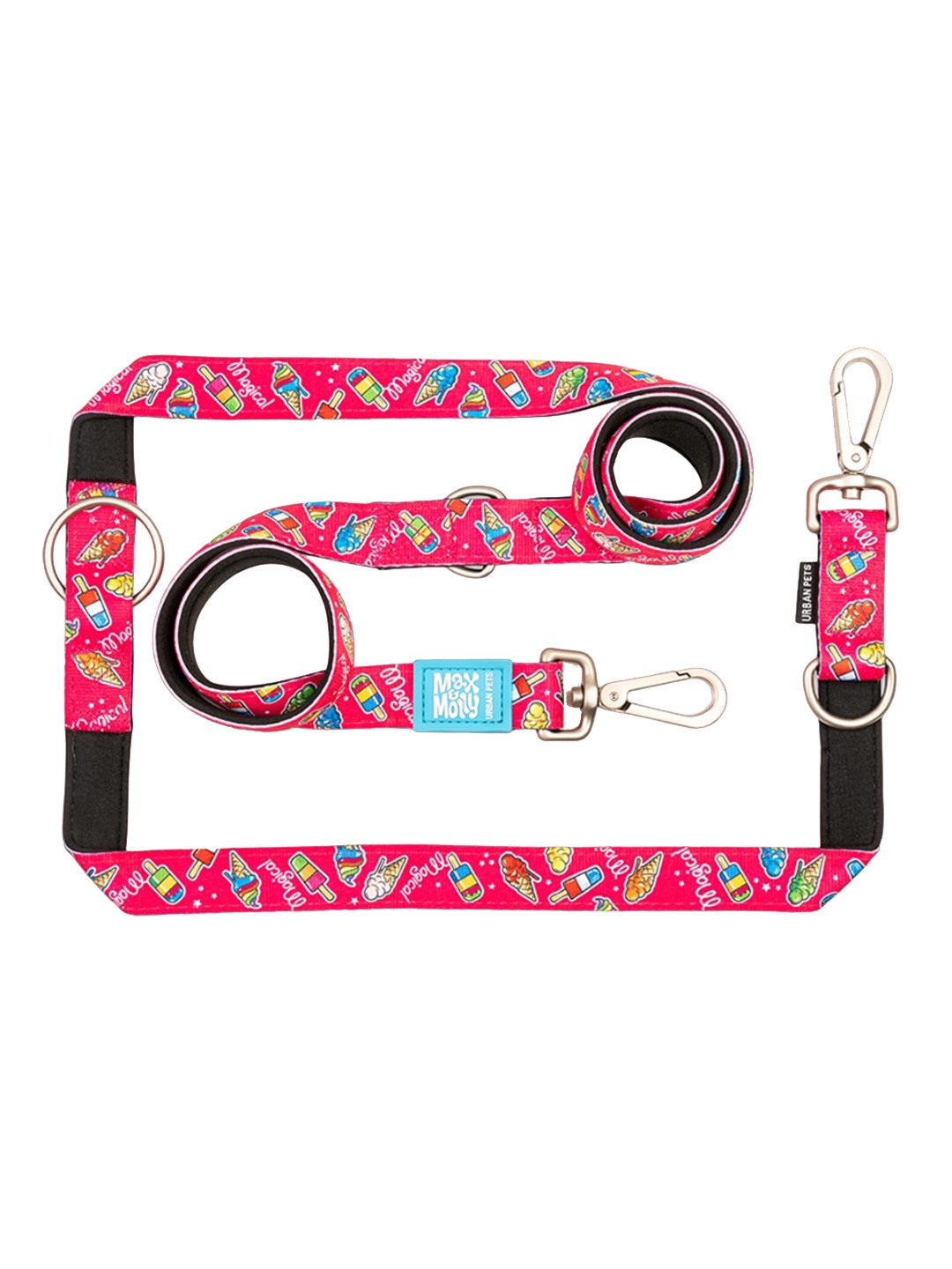 

Max & Molly Self Design Dog Training Leash, Pink