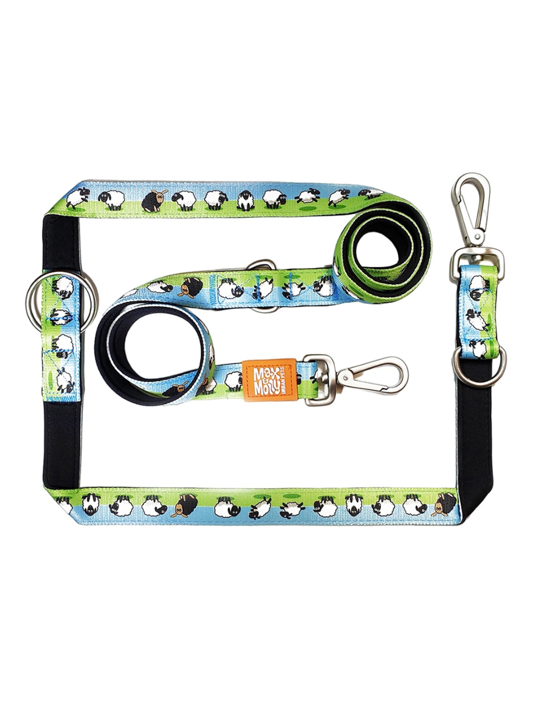 

Max & Molly Self Design Dog Training Leash, Blue
