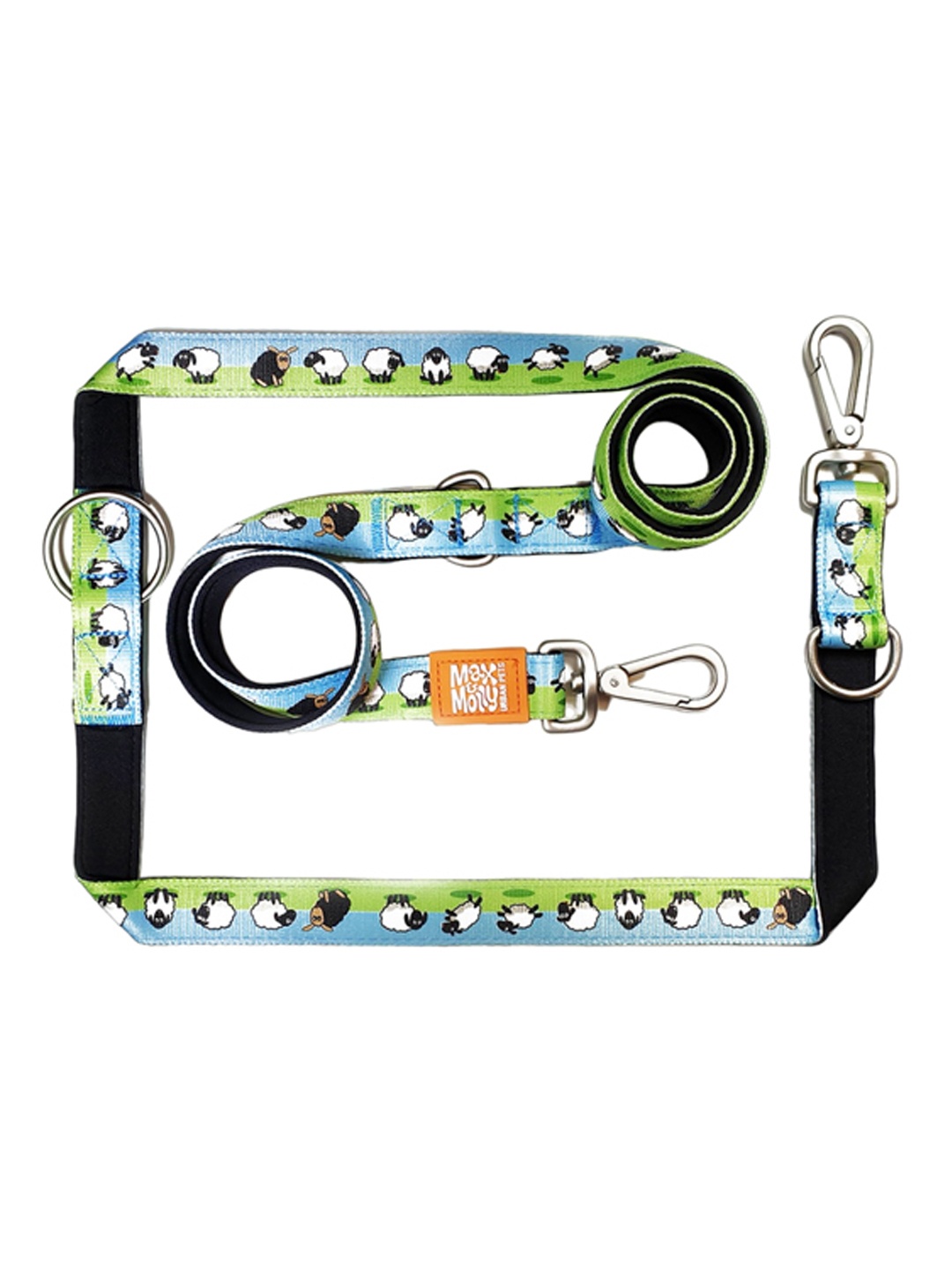 

Max & Molly Self Design Dog Training Leash, Blue