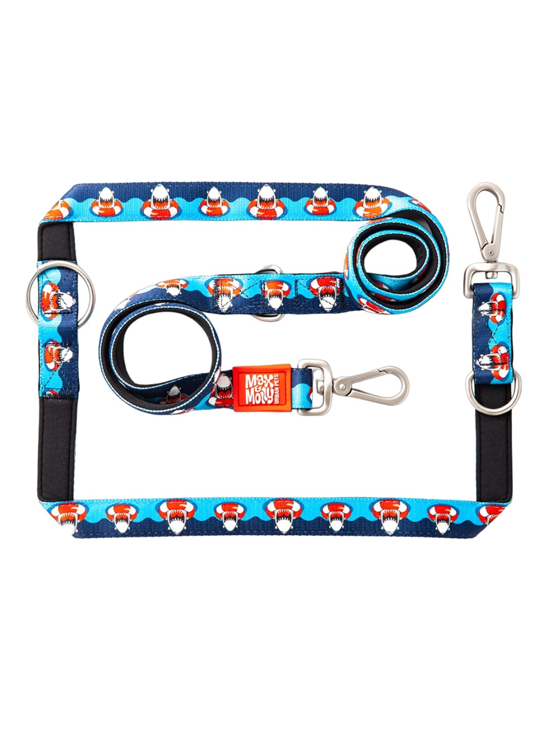 

Max & Molly Self Design Dog Training Leash, Blue
