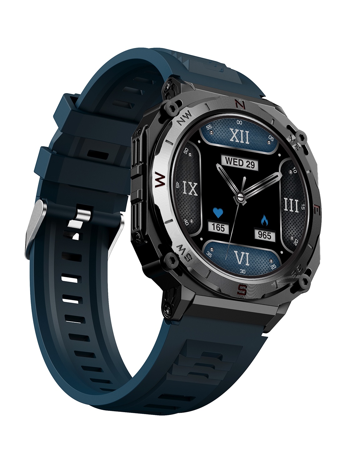 

boAt Enigma X500 Smartwatch with 1.43" Amoled Display, Teal
