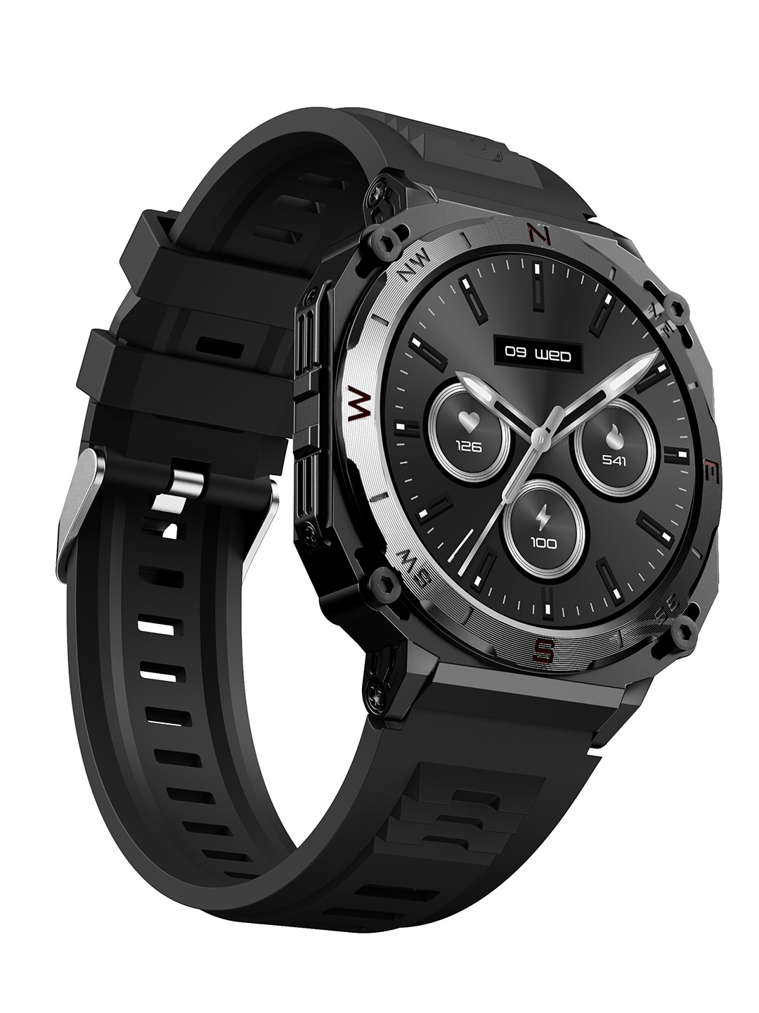 

boAt Enigma X500 Smartwatch with 1.43" Amoled Display, Black