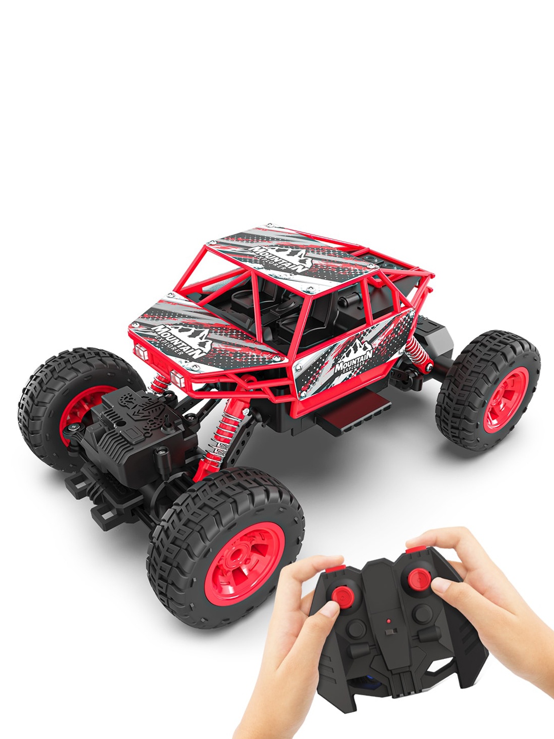 

Mirana Duster C-Type USB Rechargeable 4X4 Off Road High Speed RC Car, Red