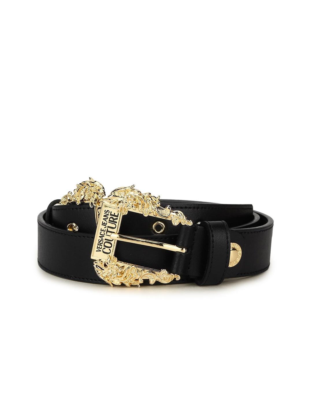 

Versace Jeans Couture Women Leather Belt, Black