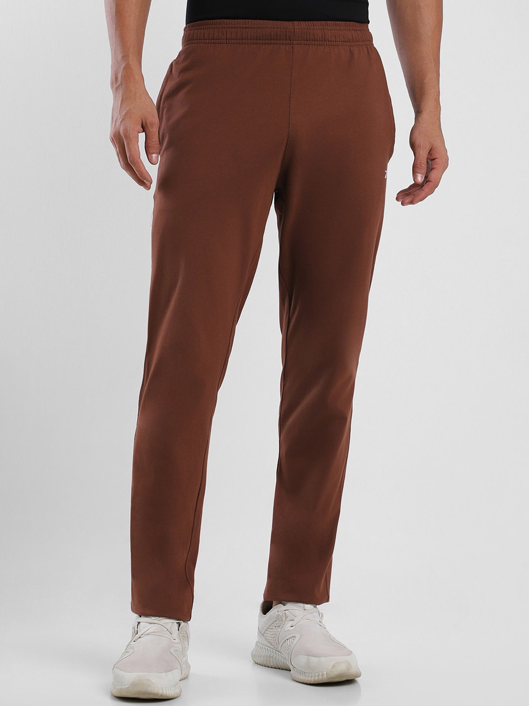

Reebok Men Mid Rise Track Pants, Brown